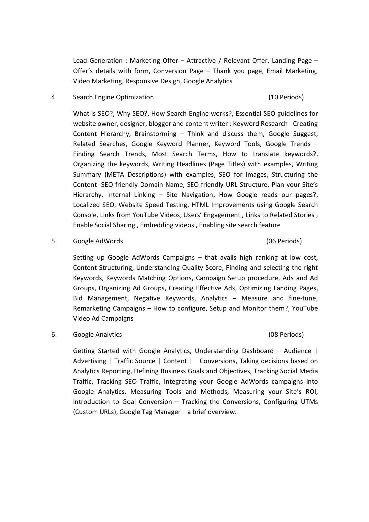 EFFECTIVE FROM JULY 2019-20 - SIX SEMESTER DIPLOMA COURSE IN COMPUTER SCIENCE & ENGINEERING - Page 137