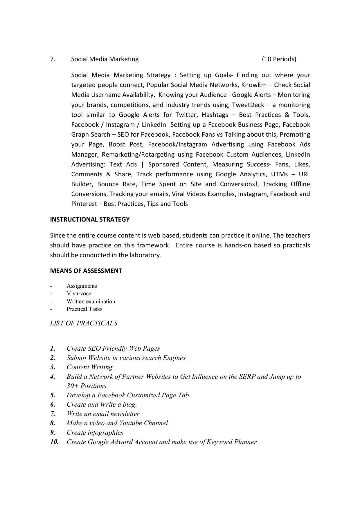 EFFECTIVE FROM JULY 2019-20 - SIX SEMESTER DIPLOMA COURSE IN COMPUTER SCIENCE & ENGINEERING - Page 138