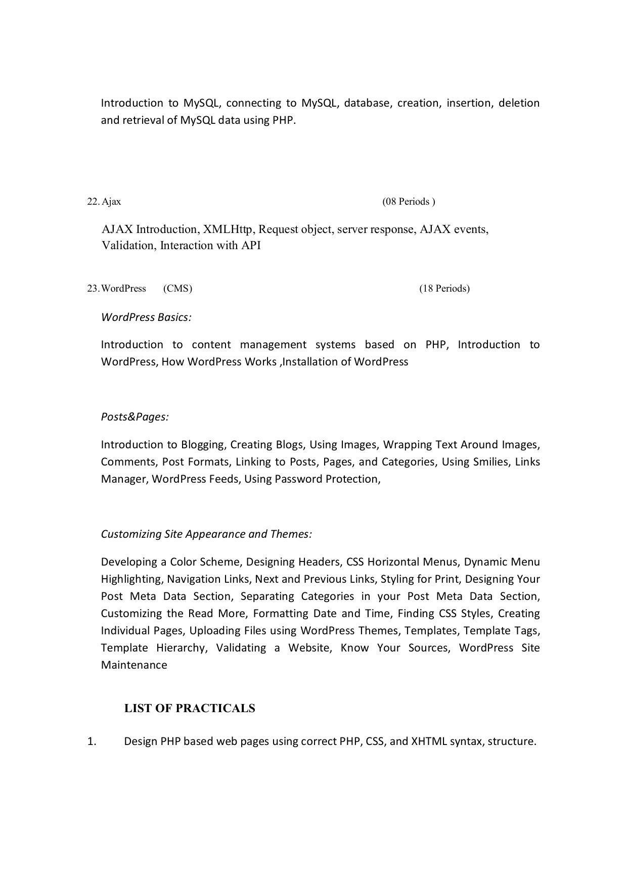 EFFECTIVE FROM JULY 2019-20 - SIX SEMESTER DIPLOMA COURSE IN COMPUTER SCIENCE & ENGINEERING - Page 156