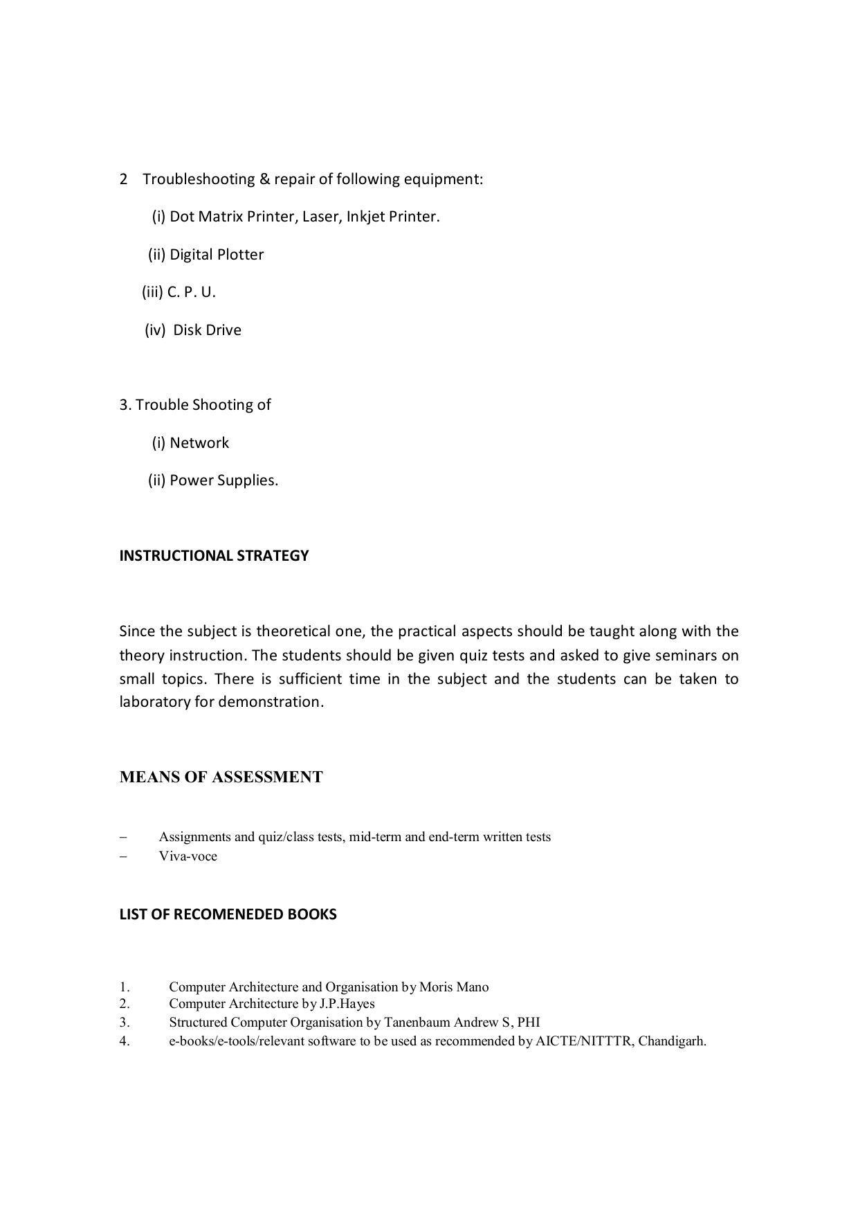 EFFECTIVE FROM JULY 2019-20 - SIX SEMESTER DIPLOMA COURSE IN COMPUTER SCIENCE & ENGINEERING - Page 169