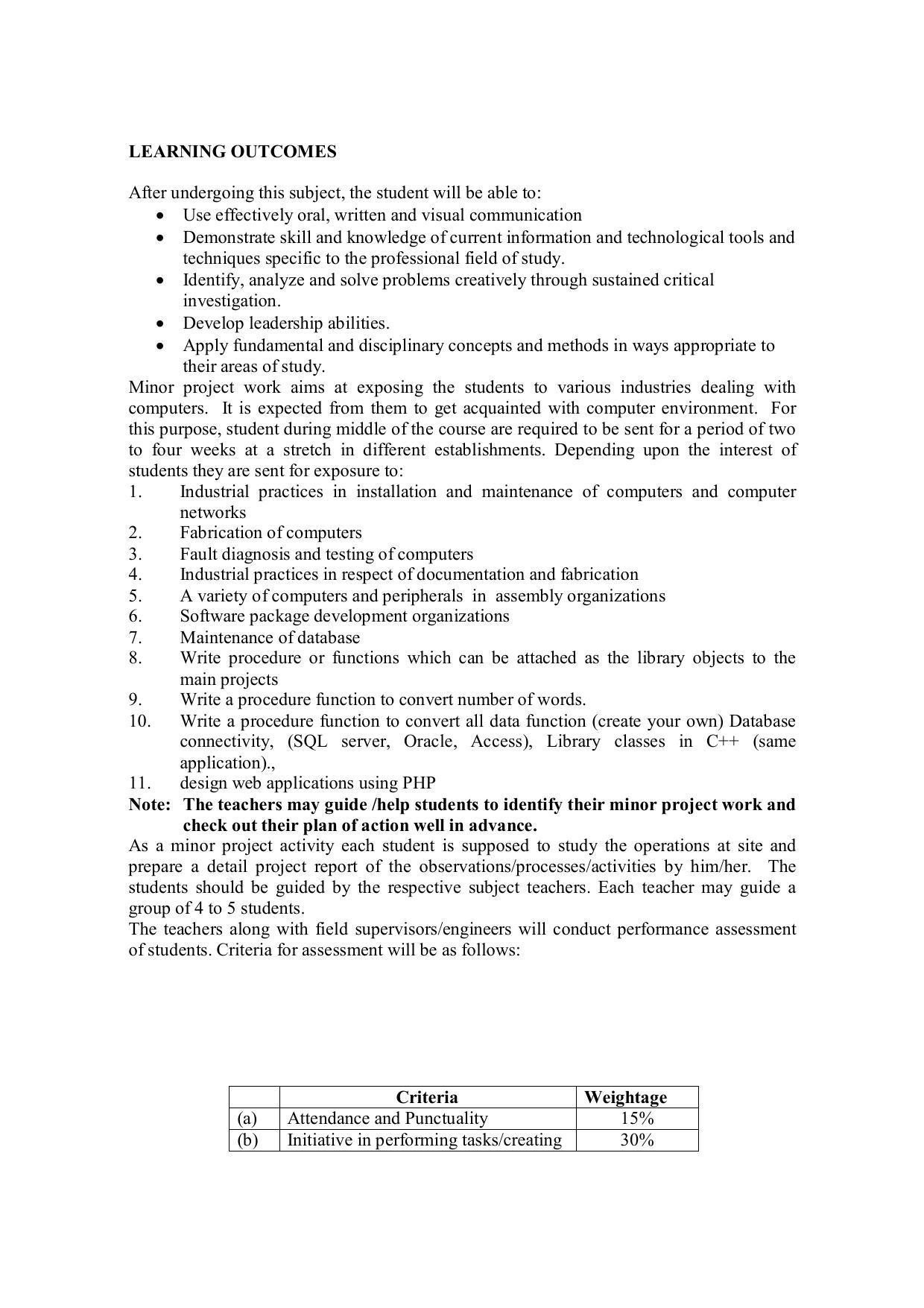 EFFECTIVE FROM JULY 2019-20 - SIX SEMESTER DIPLOMA COURSE IN COMPUTER SCIENCE & ENGINEERING - Page 175