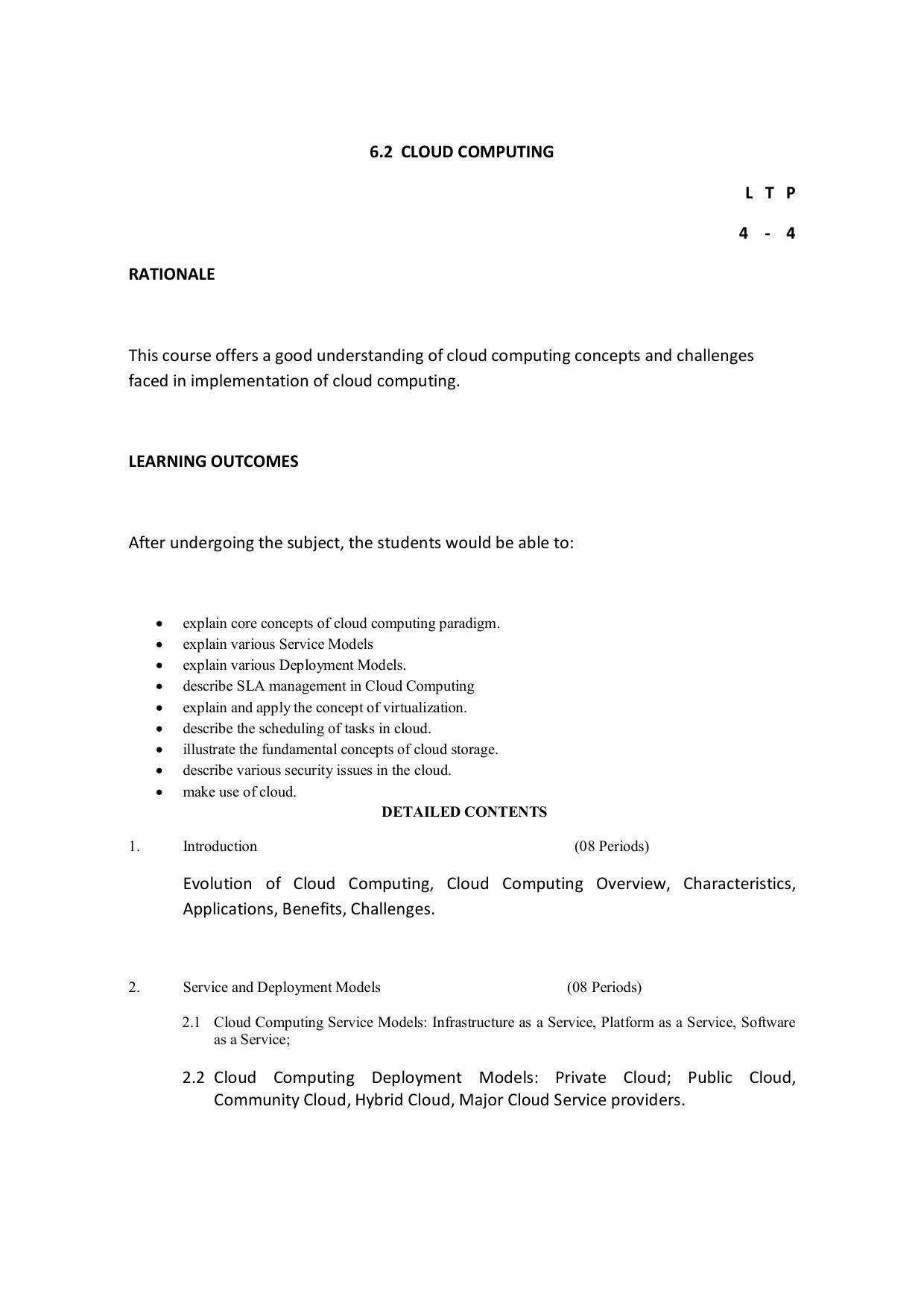 EFFECTIVE FROM JULY 2019-20 - SIX SEMESTER DIPLOMA COURSE IN COMPUTER SCIENCE & ENGINEERING - Page 181