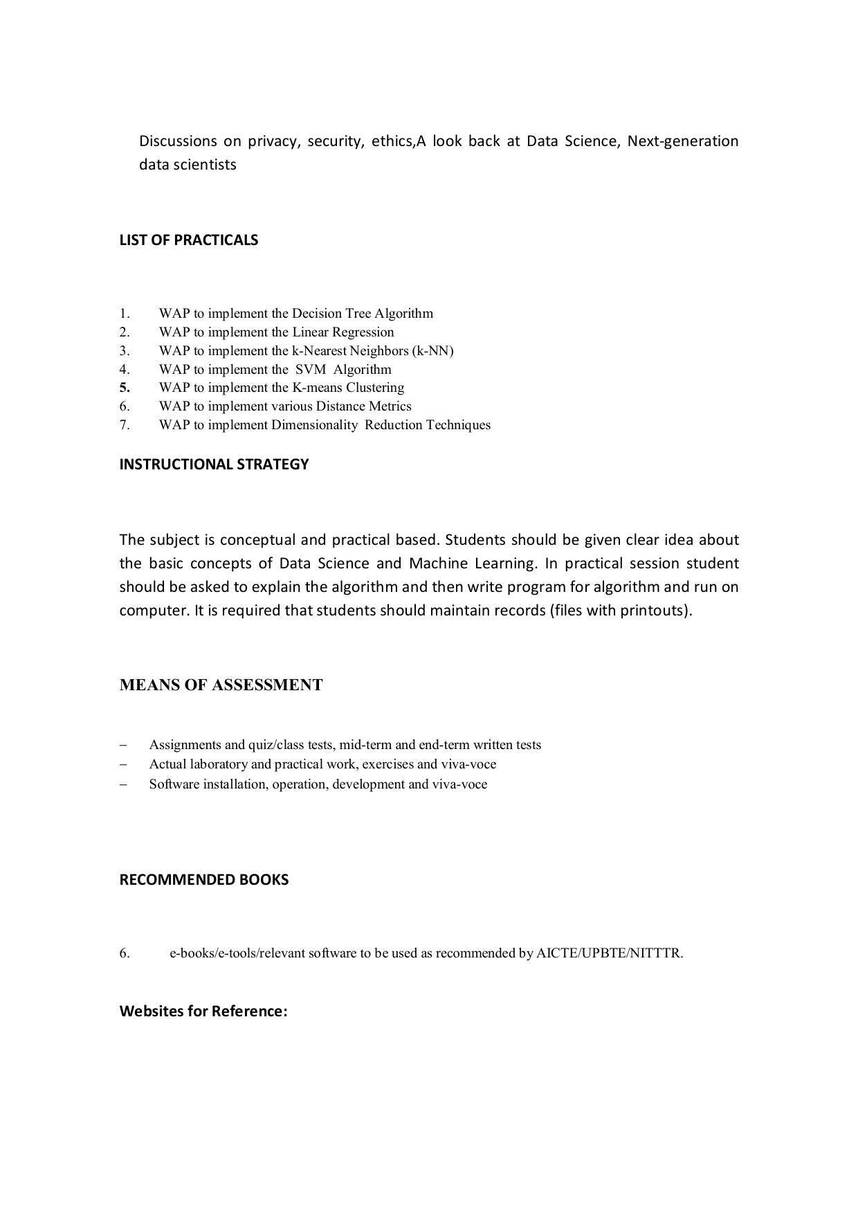 EFFECTIVE FROM JULY 2019-20 - SIX SEMESTER DIPLOMA COURSE IN COMPUTER SCIENCE & ENGINEERING - Page 198