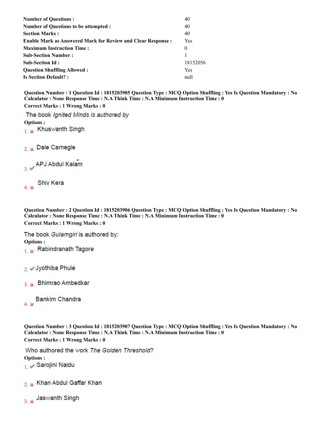 TS CPGET 2023 M.Lib.I.Sc. (2 years) Bachelor of Library and Information  Science (B.Lib.I.Sc) 1 year (Shift 2) Question Paper with Answer Key - Page 2