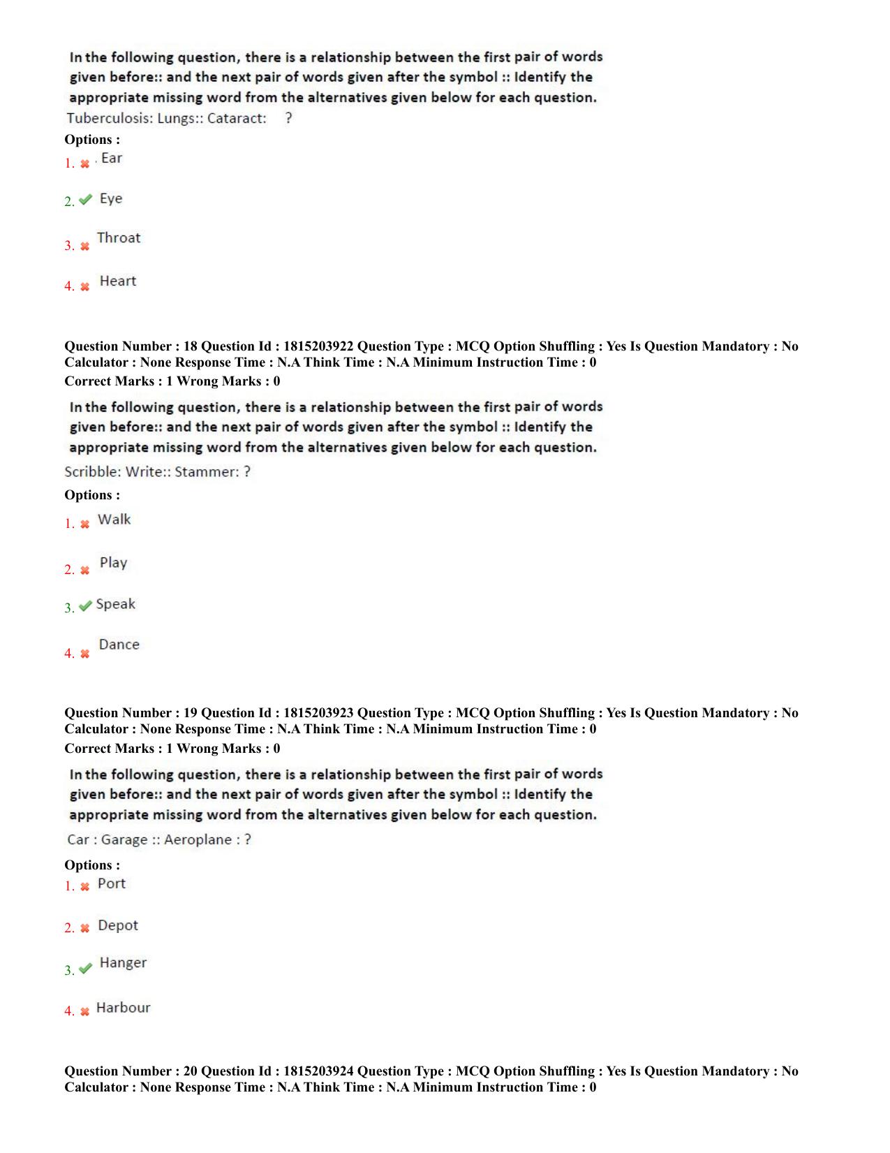TS CPGET 2023 M.Lib.I.Sc. (2 years) Bachelor of Library and Information  Science (B.Lib.I.Sc) 1 year (Shift 2) Question Paper with Answer Key - Page 7