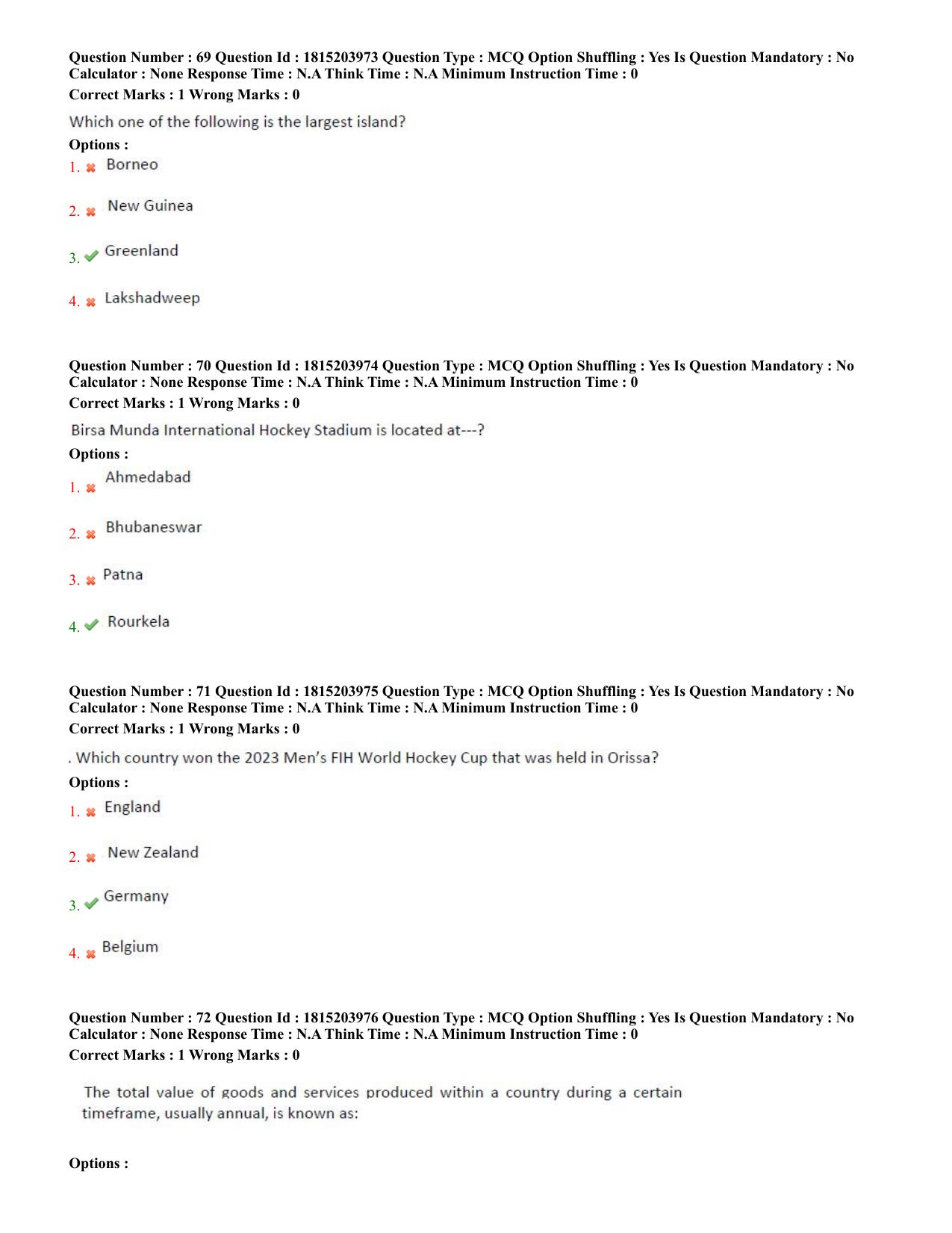 TS CPGET 2023 M.Lib.I.Sc. (2 years) Bachelor of Library and Information  Science (B.Lib.I.Sc) 1 year (Shift 2) Question Paper with Answer Key - Page 24
