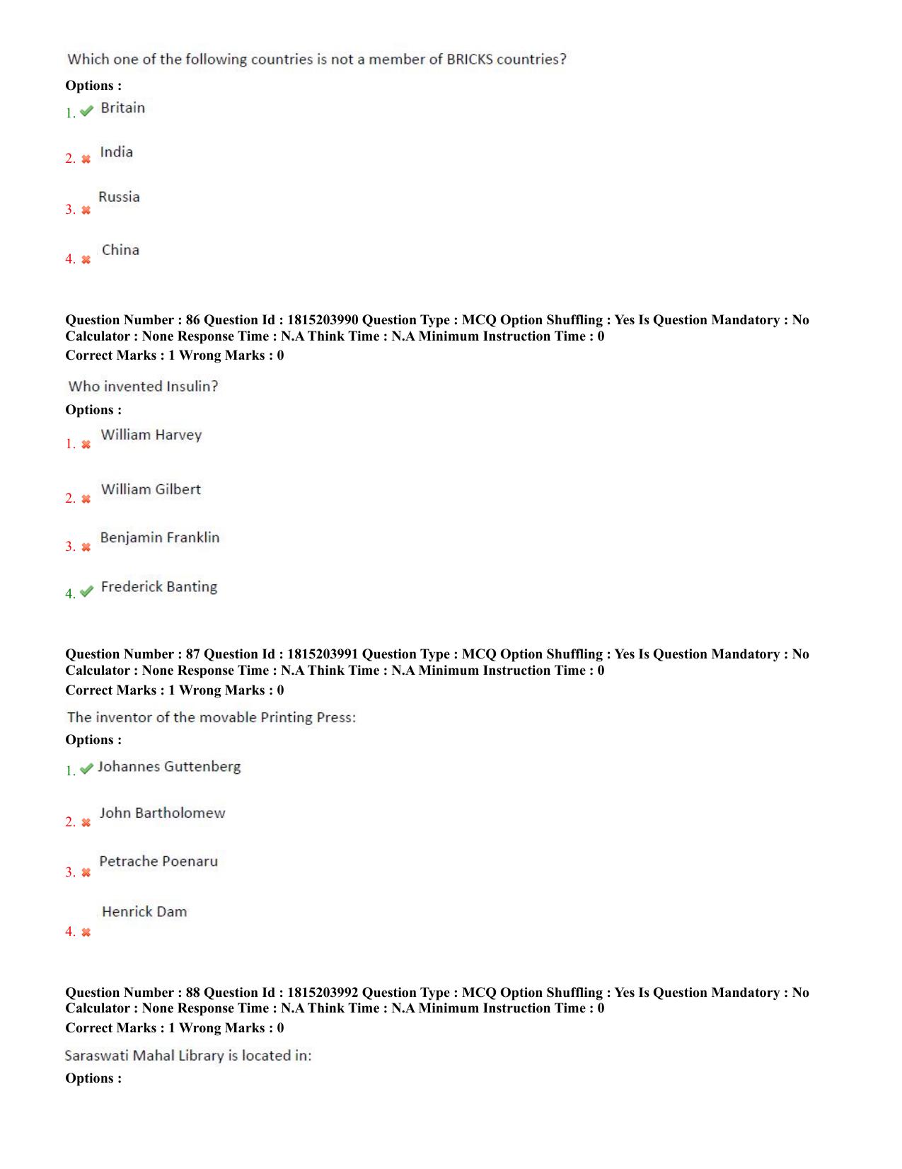 TS CPGET 2023 M.Lib.I.Sc. (2 years) Bachelor of Library and Information  Science (B.Lib.I.Sc) 1 year (Shift 2) Question Paper with Answer Key - Page 29