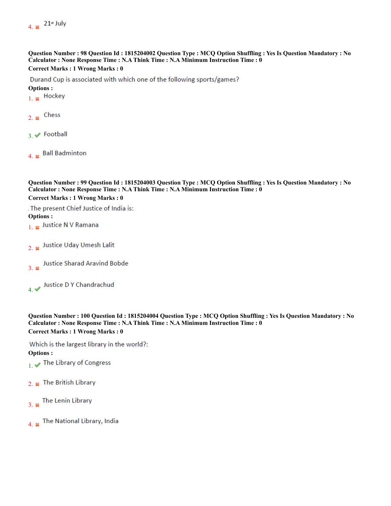 TS CPGET 2023 M.Lib.I.Sc. (2 years) Bachelor of Library and Information  Science (B.Lib.I.Sc) 1 year (Shift 2) Question Paper with Answer Key - Page 33