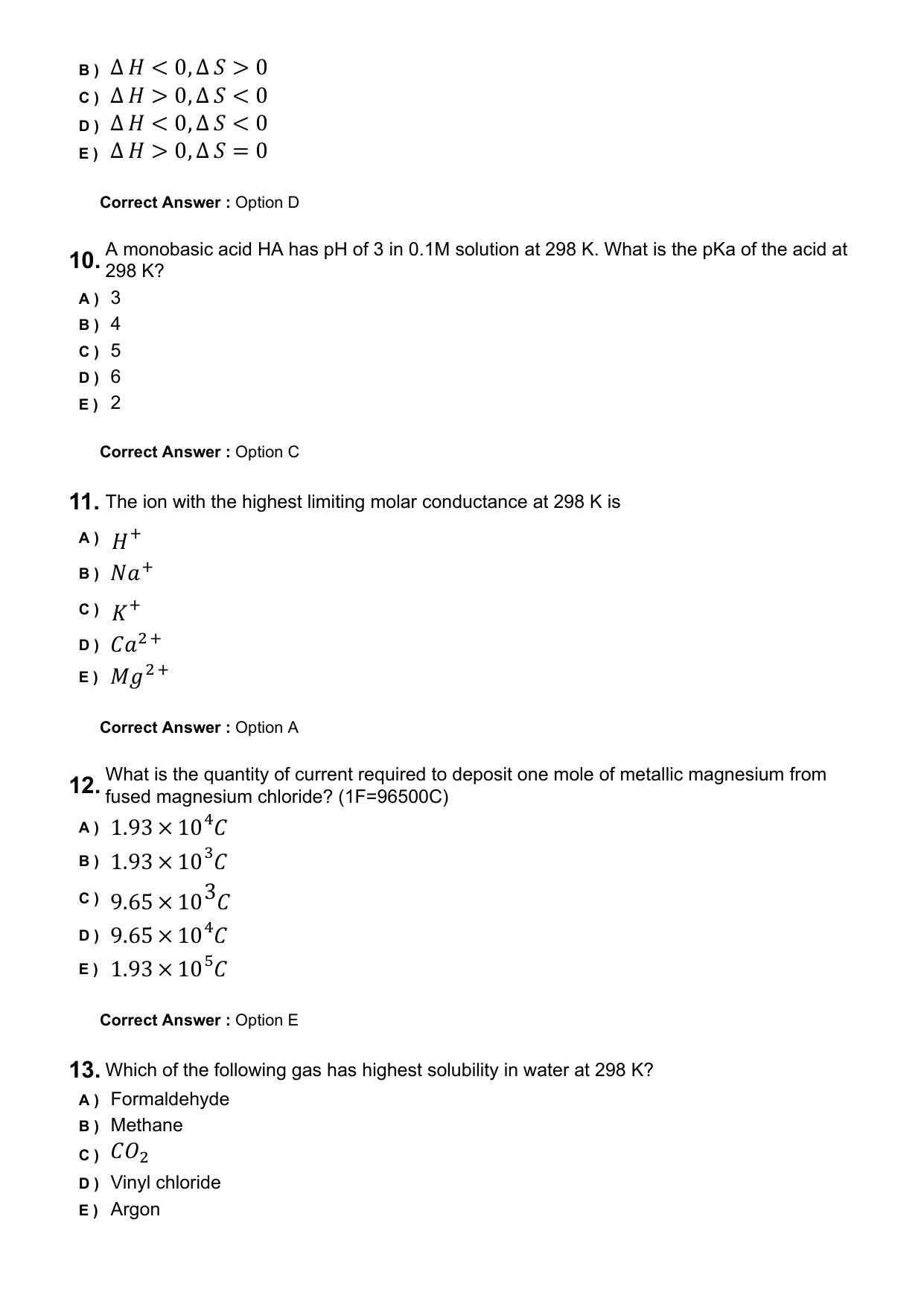 KEAM 2025 April 24 (Pharmacy - FN Session) Question Paper with Answer Key - Page 3