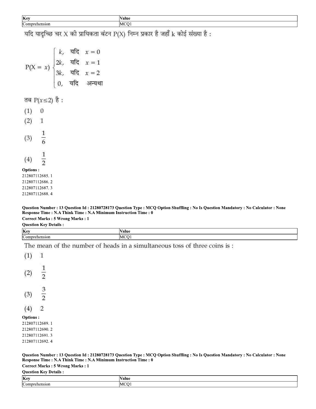 CUET 2023 Domestic Shift 2 Question Paper - 15 June 2023 - Page 13