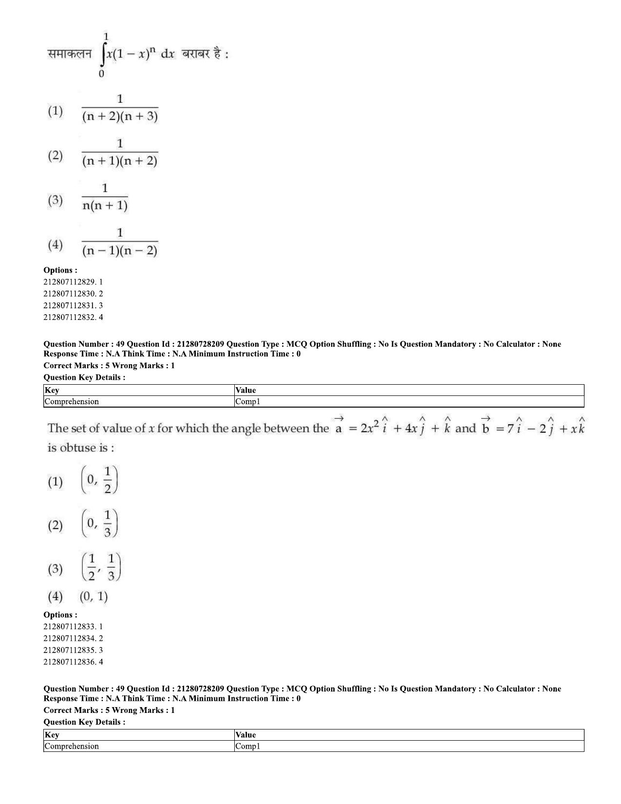 CUET 2023 Domestic Shift 2 Question Paper - 15 June 2023 - Page 48