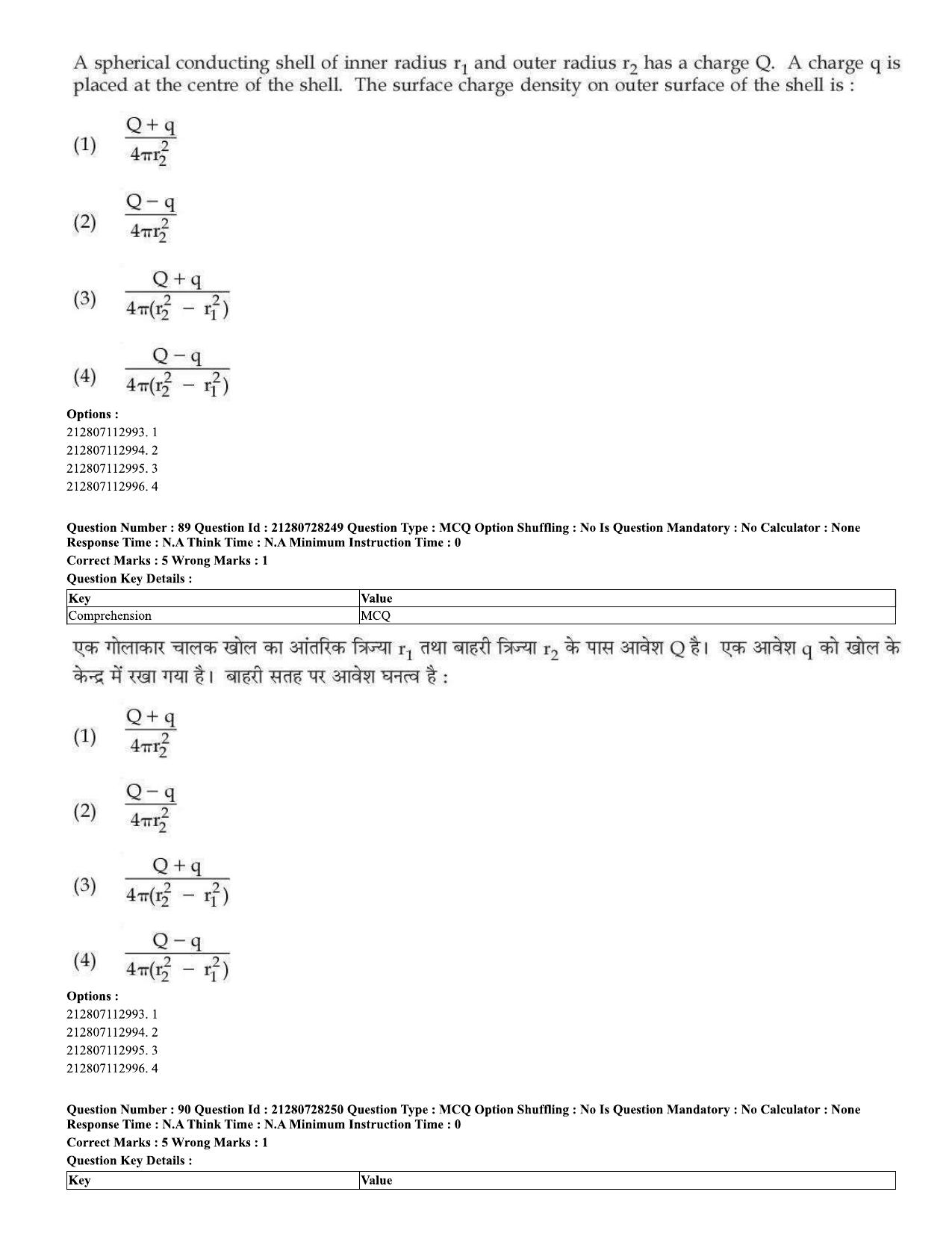 CUET 2023 Domestic Shift 2 Question Paper - 15 June 2023 - Page 86