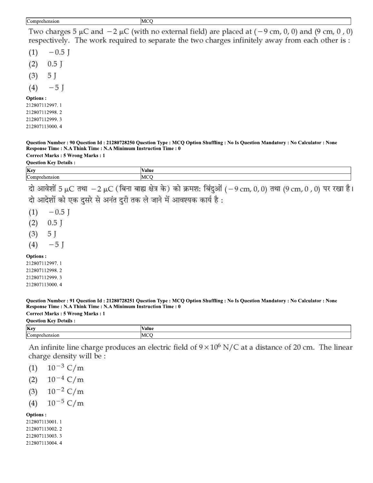 CUET 2023 Domestic Shift 2 Question Paper - 15 June 2023 - Page 87
