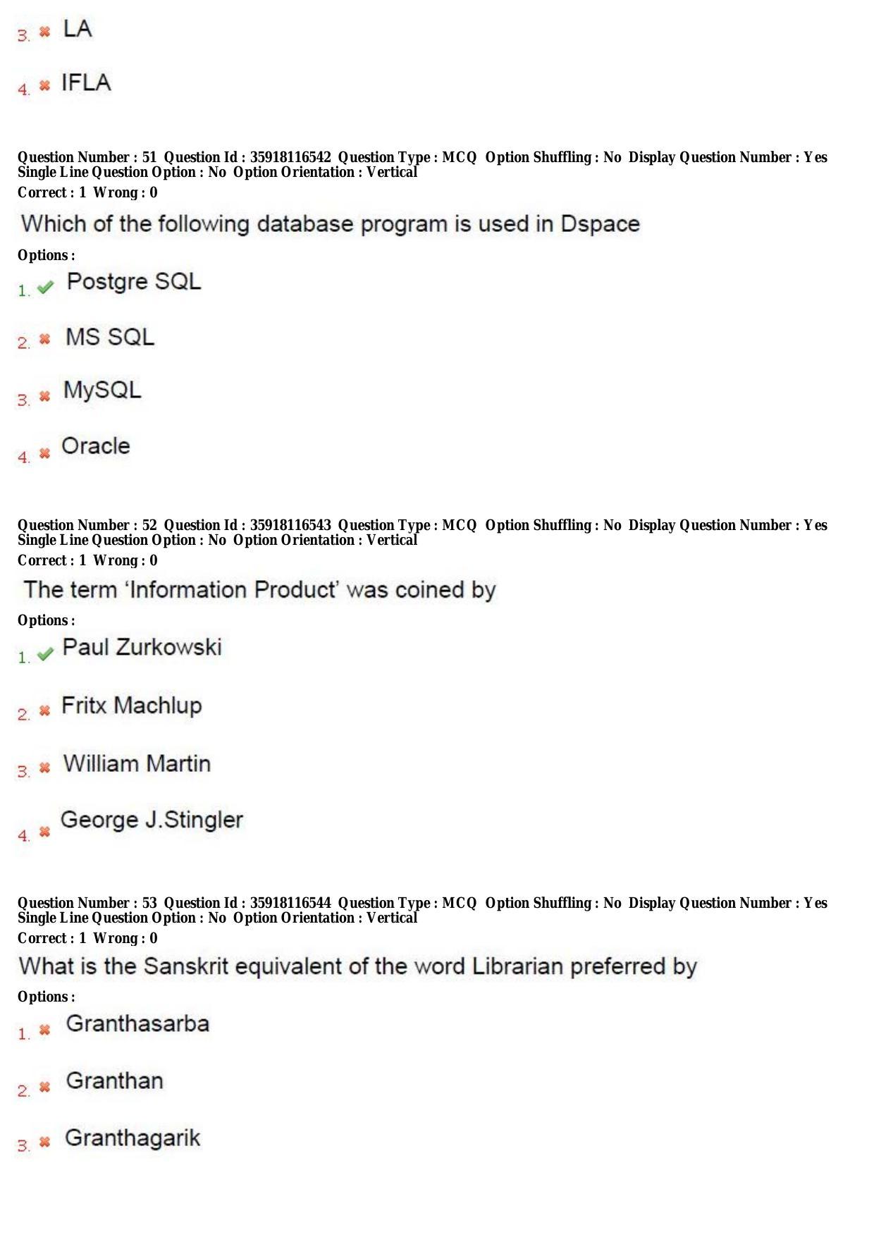 TS CPGET 2018 PGD in Digital Information Management (Shift3) Question Paper with Answer Key - Page 18