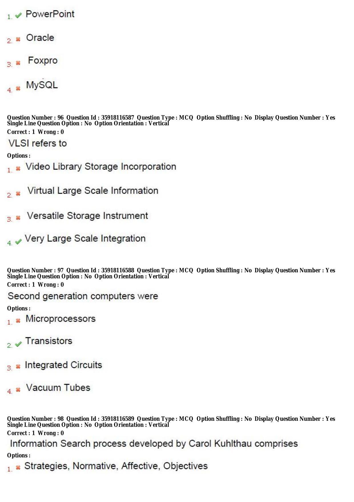 TS CPGET 2018 PGD in Digital Information Management (Shift3) Question Paper with Answer Key - Page 32