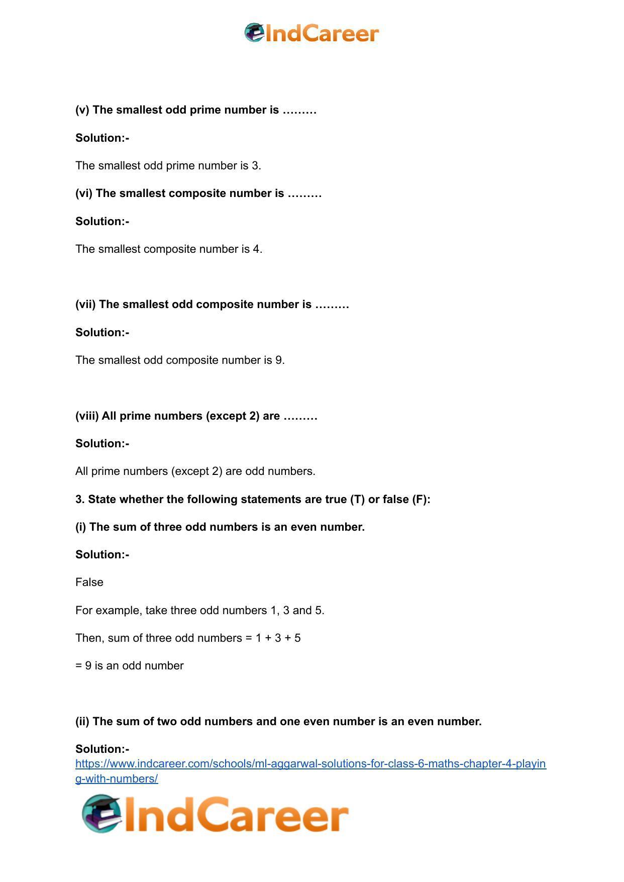 ML Aggarwal Solutions for Class 6 Maths Chapter 4- Playing with Numbers - Page 3