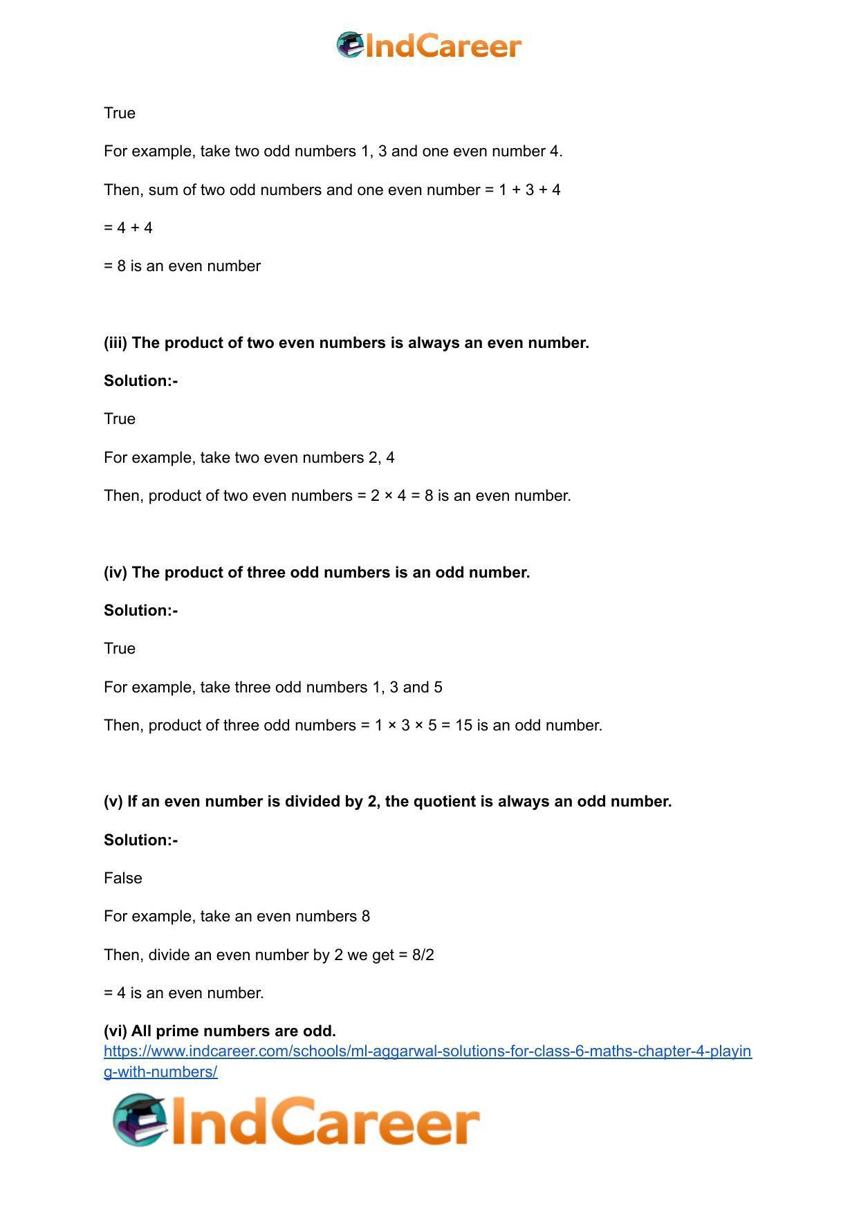 ML Aggarwal Solutions for Class 6 Maths Chapter 4- Playing with Numbers - Page 4
