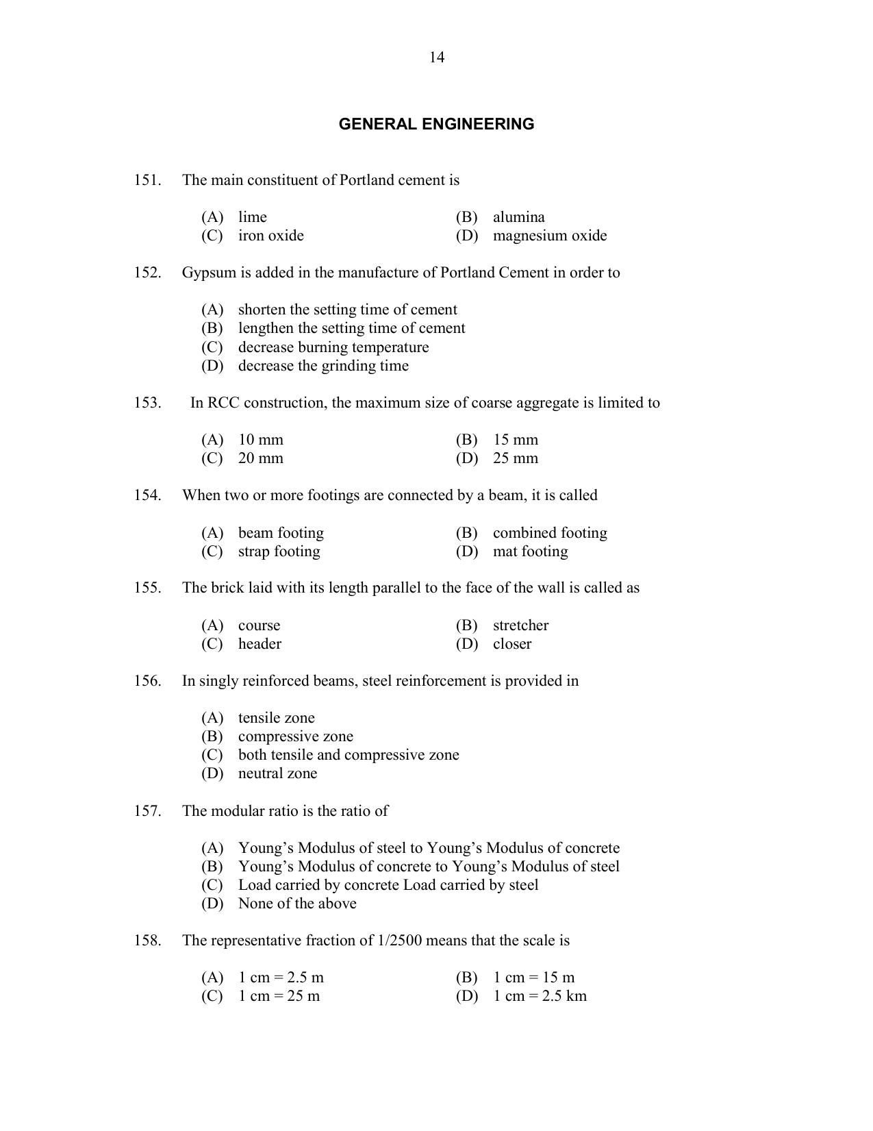 CUSAT CAT 2017 B.Tech Lateral Entry Question Paper - Page 23