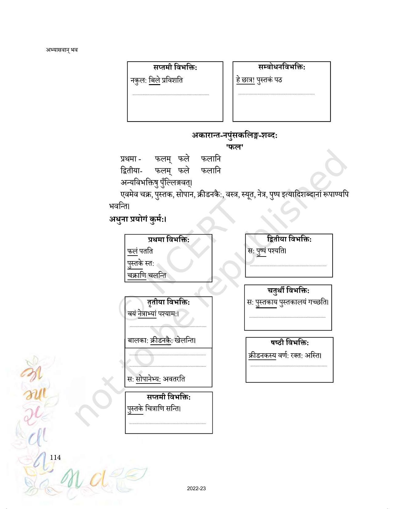 NCERT Book for Class 9 Sanskrit Abhyasvan Bhav Chapter 10 शब्दरूपाणि - Page 2