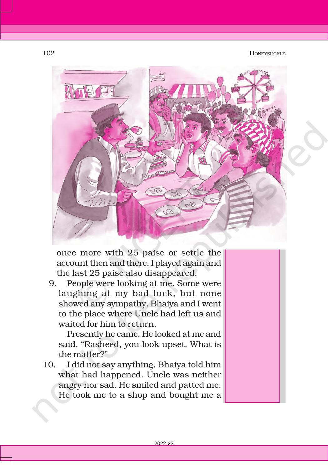 NCERT Book for Class 6 English(Honeysuckle) : Chapter 8-A Game of Chance - Page 7