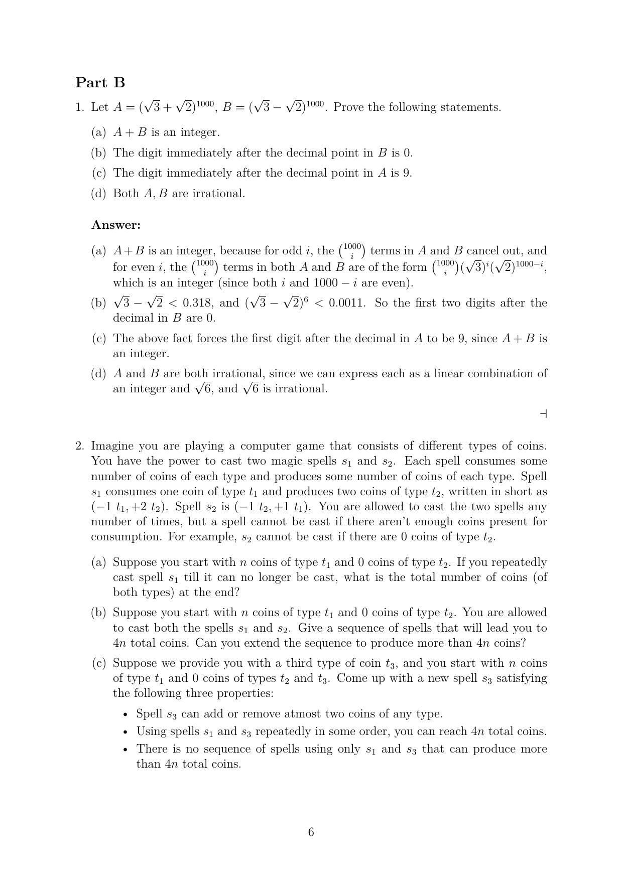 CMI Entrance Exam 2021 Solutions MSc/PhD Computer Science - Page 6