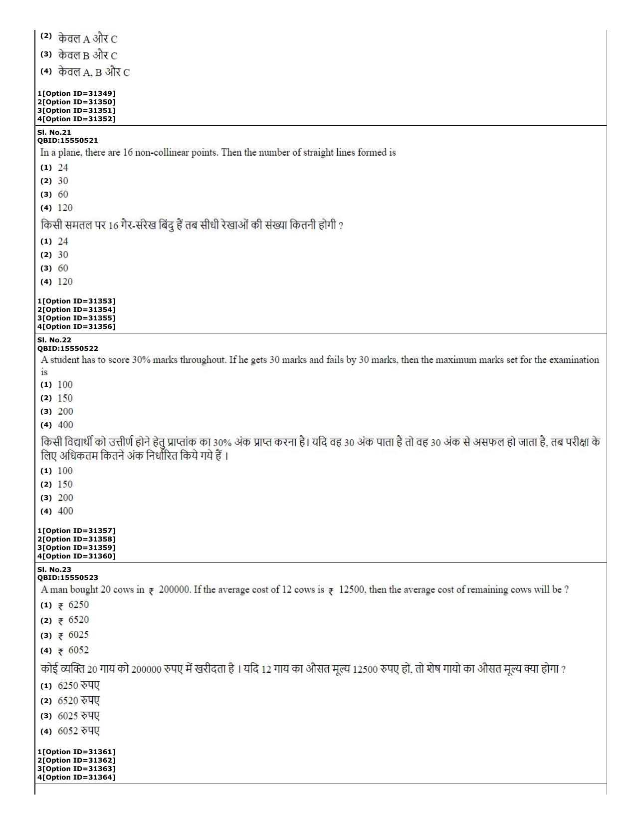 CUET (PG) 2022: PGQP-60 Lepcha (10-09-2022) Question Paper - Page 9
