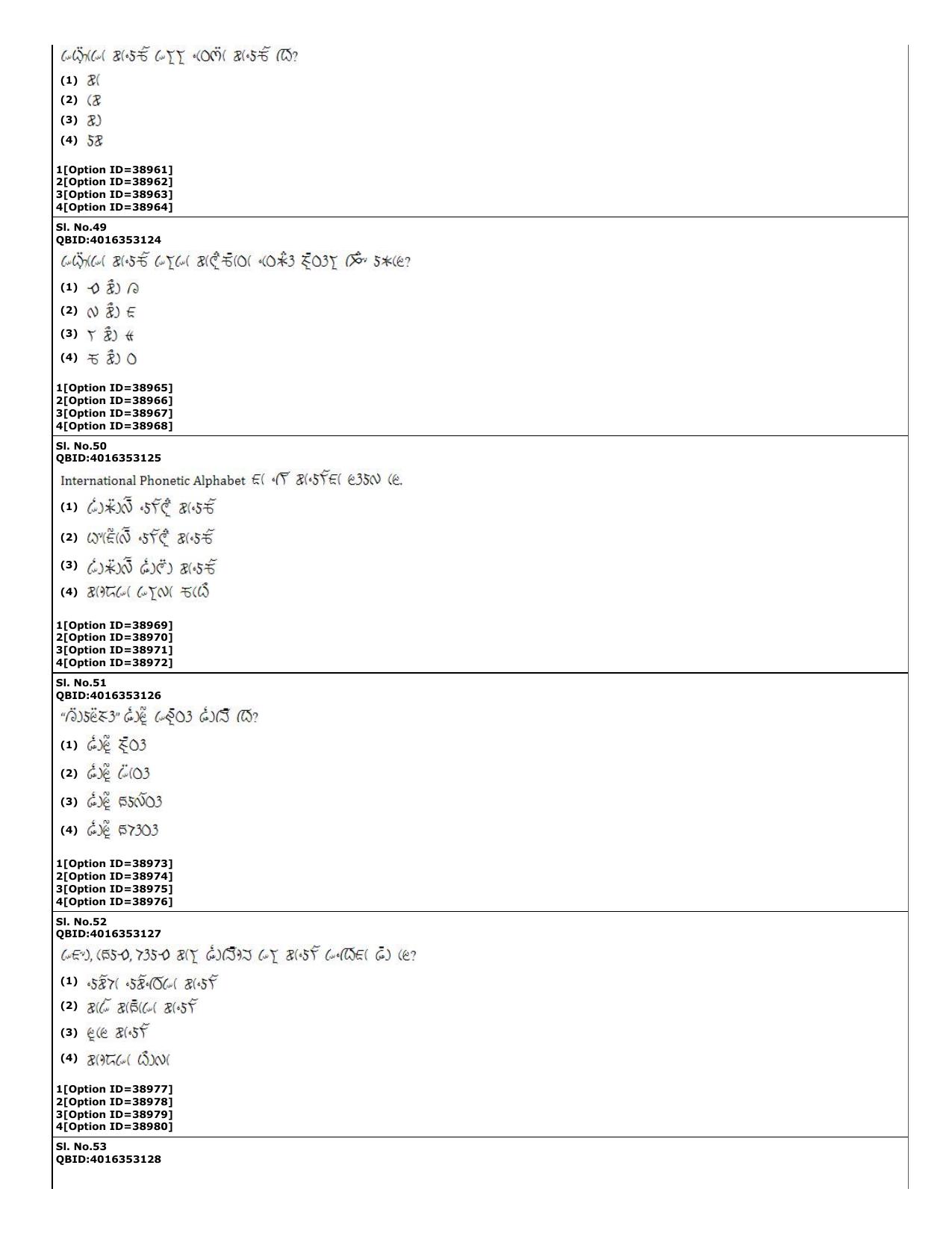 CUET (PG) 2022: PGQP-60 Lepcha (10-09-2022) Question Paper - Page 15