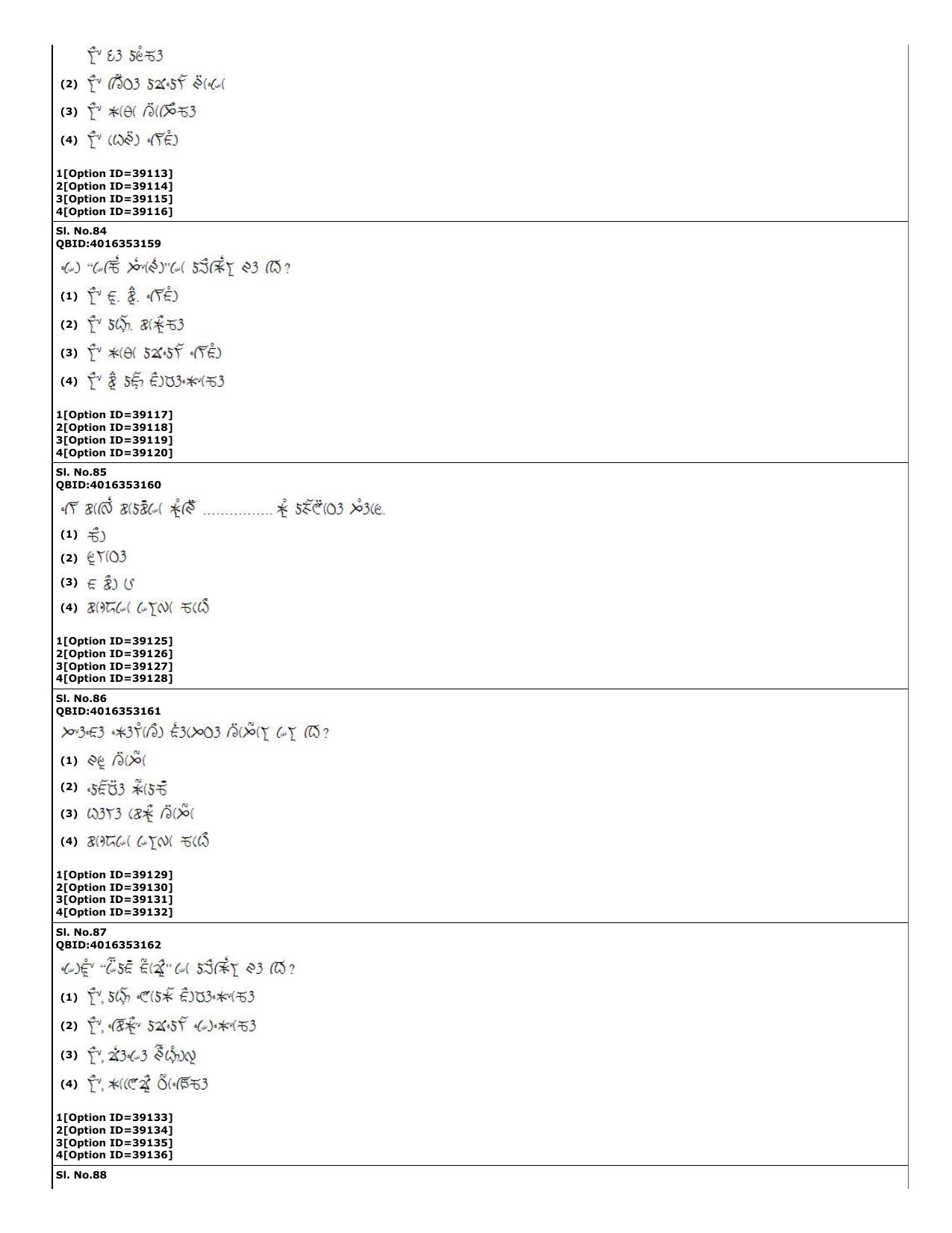 CUET (PG) 2022: PGQP-60 Lepcha (10-09-2022) Question Paper - Page 22