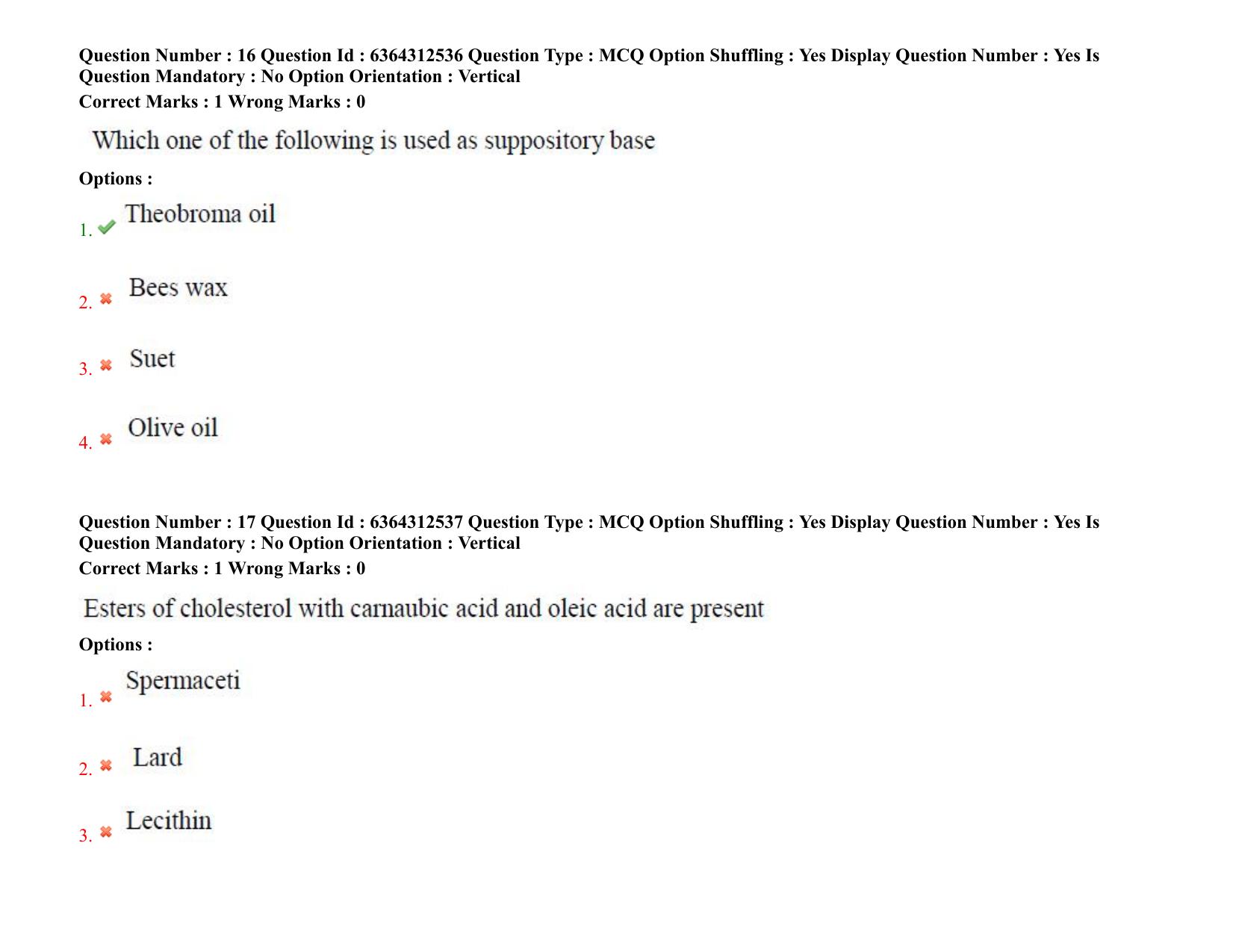 TS PGECET 2021: (PY) Pharmacy Question Papers - Page 11