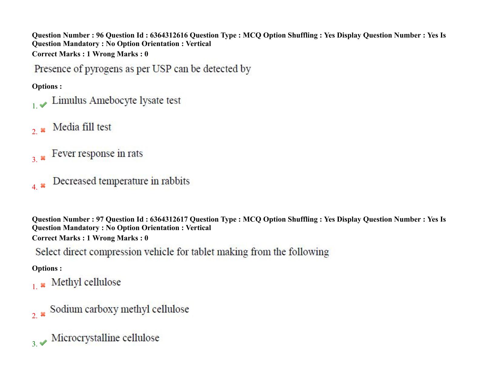 TS PGECET 2021: (PY) Pharmacy Question Papers - Page 58