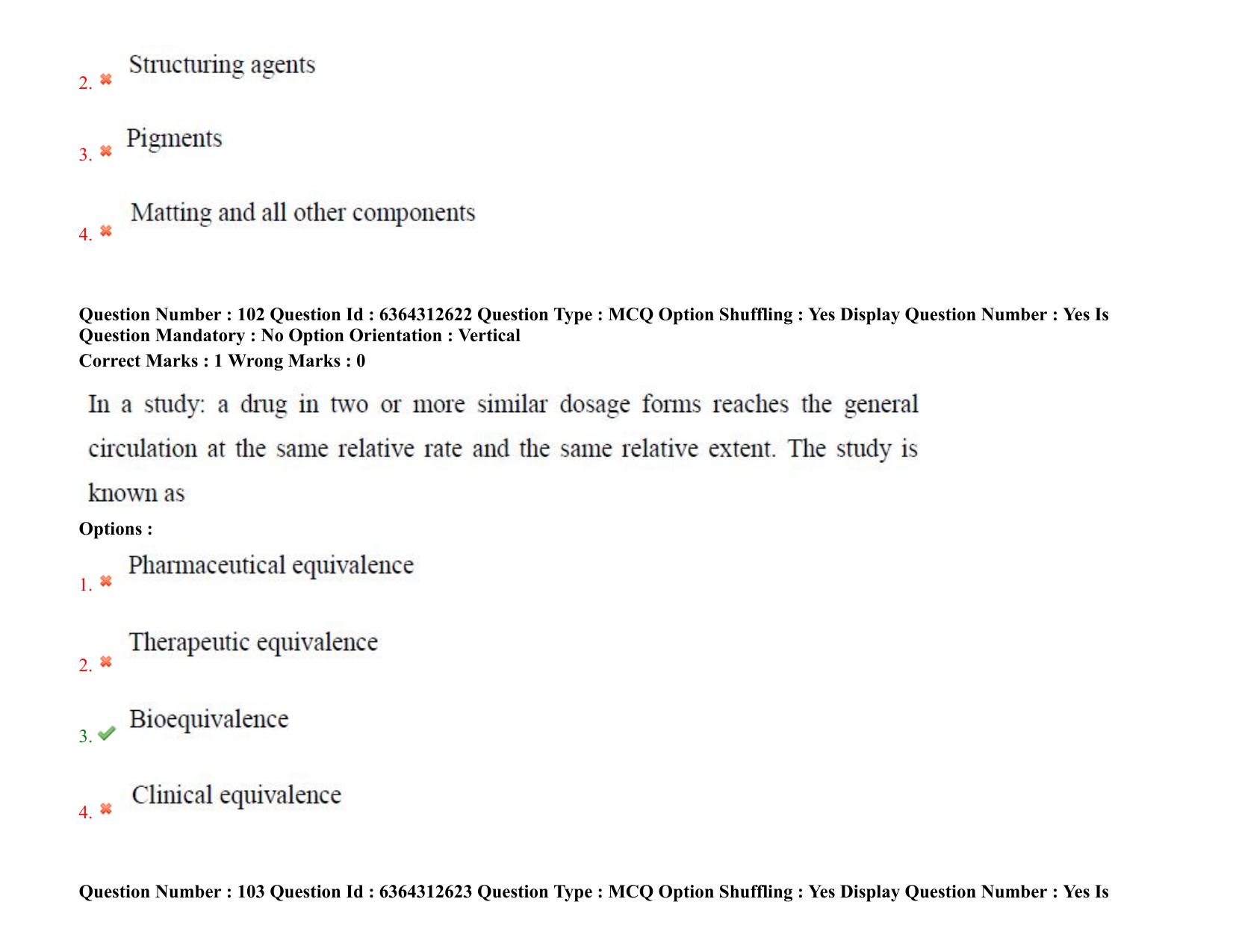 TS PGECET 2021: (PY) Pharmacy Question Papers - Page 61