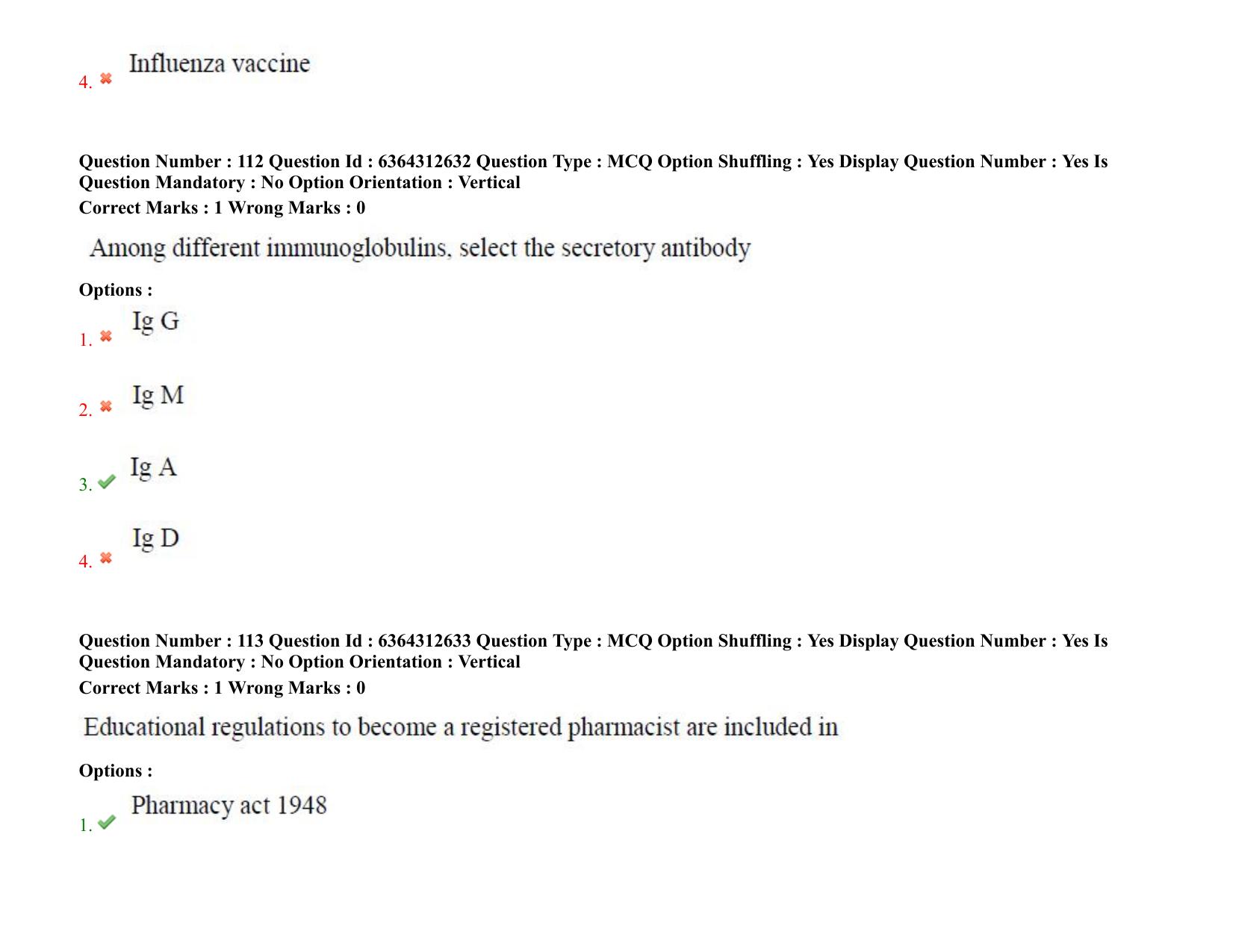 TS PGECET 2021: (PY) Pharmacy Question Papers - Page 68