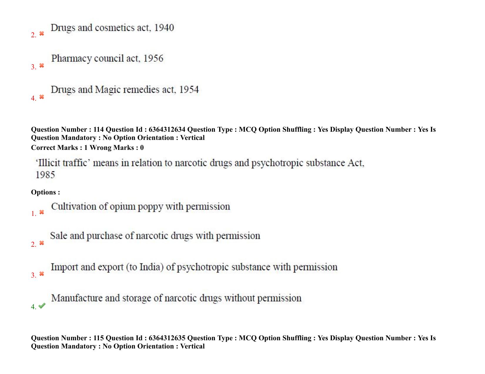 TS PGECET 2021: (PY) Pharmacy Question Papers - Page 69