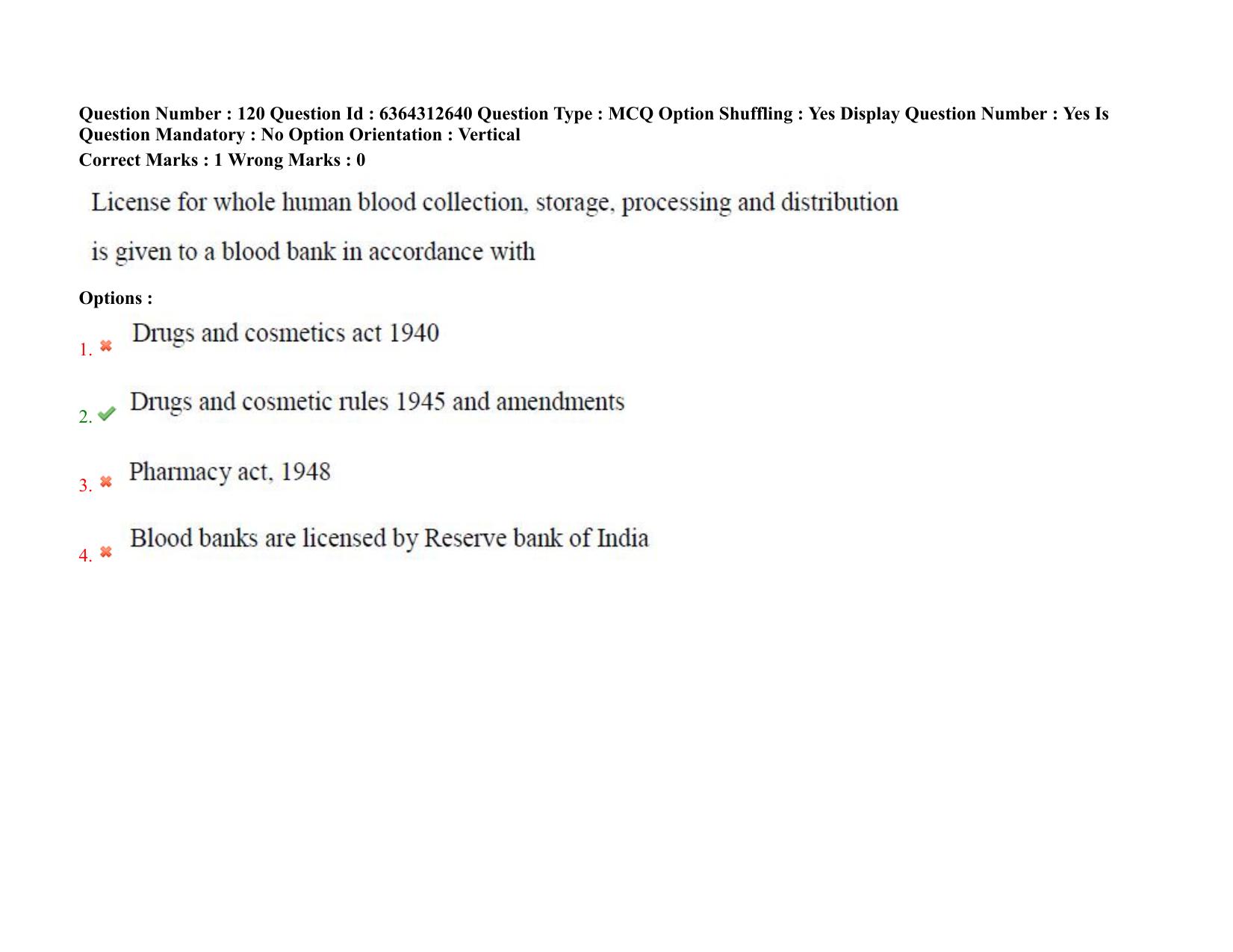 TS PGECET 2021: (PY) Pharmacy Question Papers - Page 73