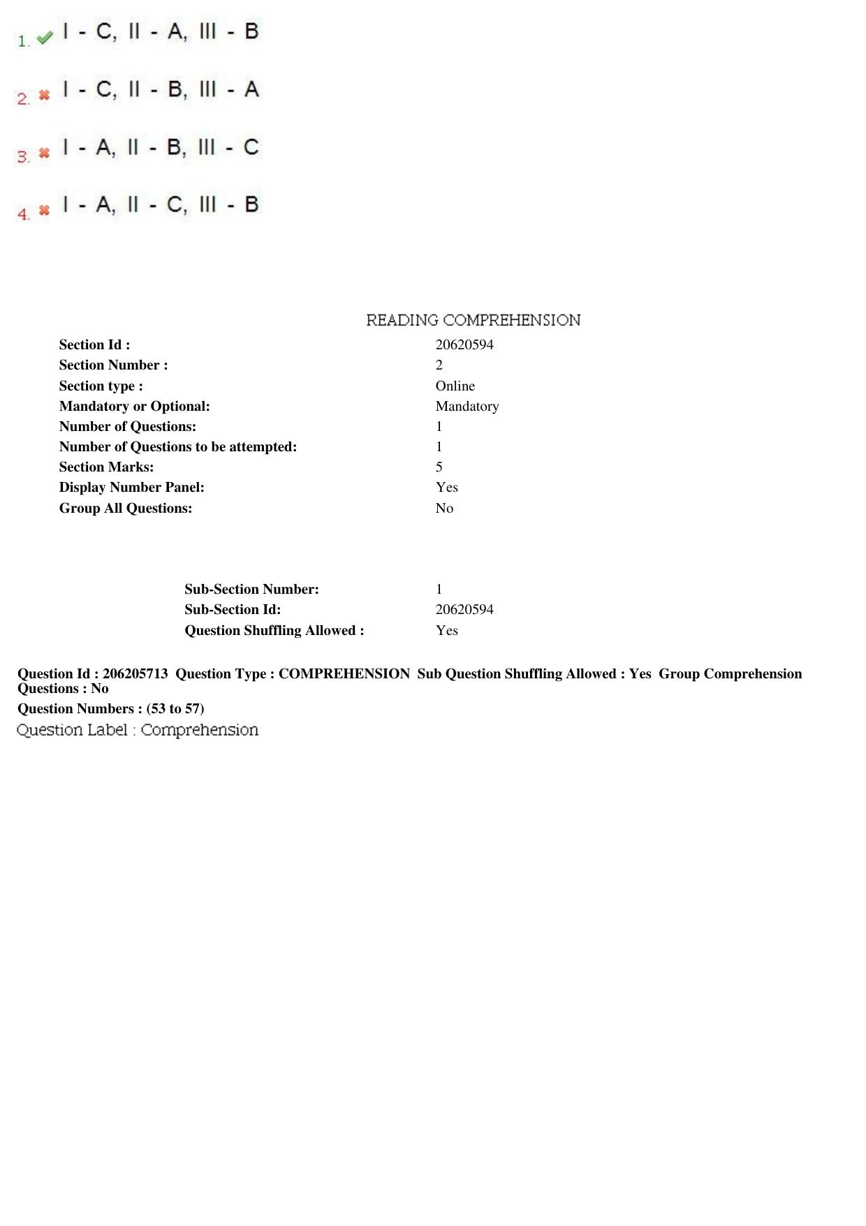 MP CPCT 25th Nov 2017 English Question Paper Shift 2 - Page 36