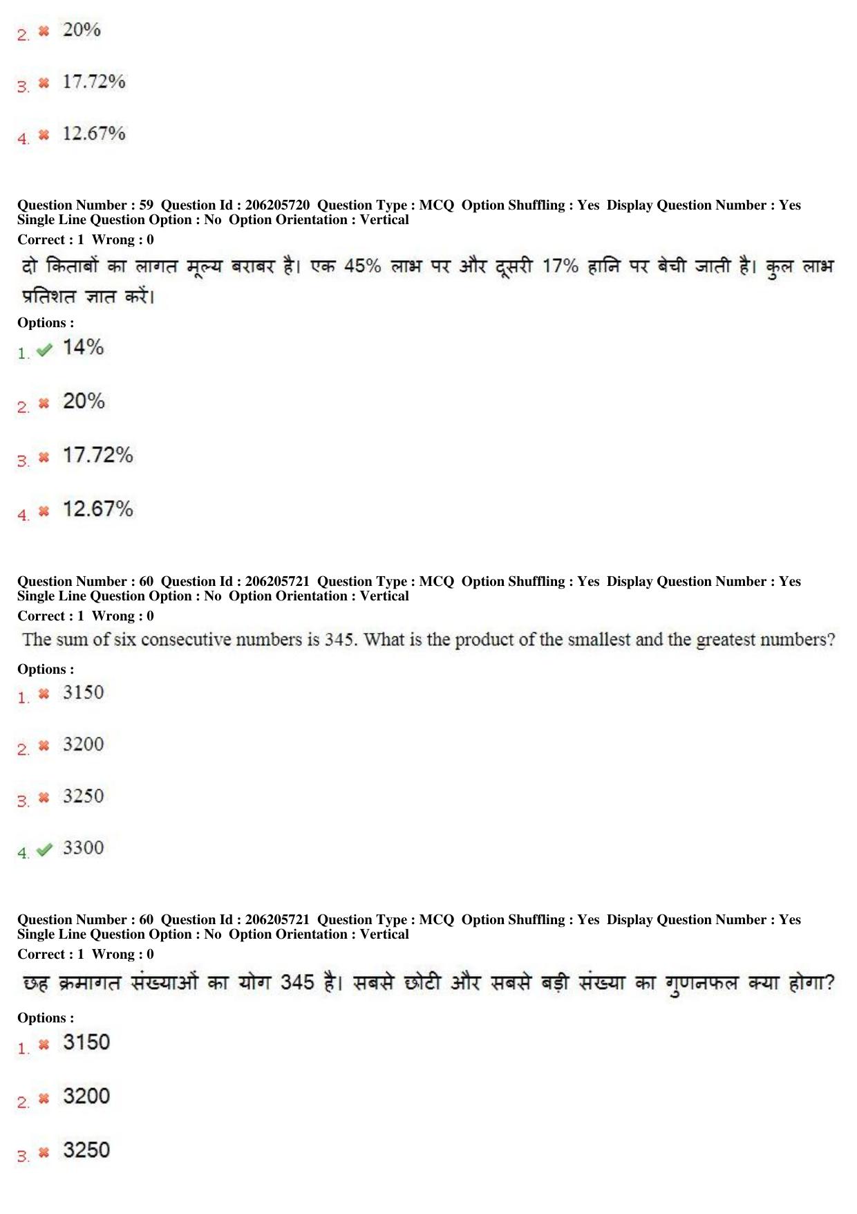 MP CPCT 25th Nov 2017 English Question Paper Shift 2 - Page 44