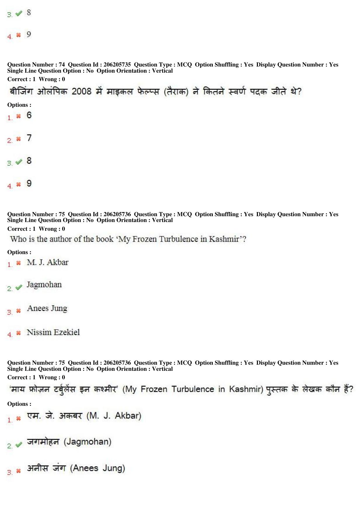 MP CPCT 25th Nov 2017 English Question Paper Shift 2 - Page 55
