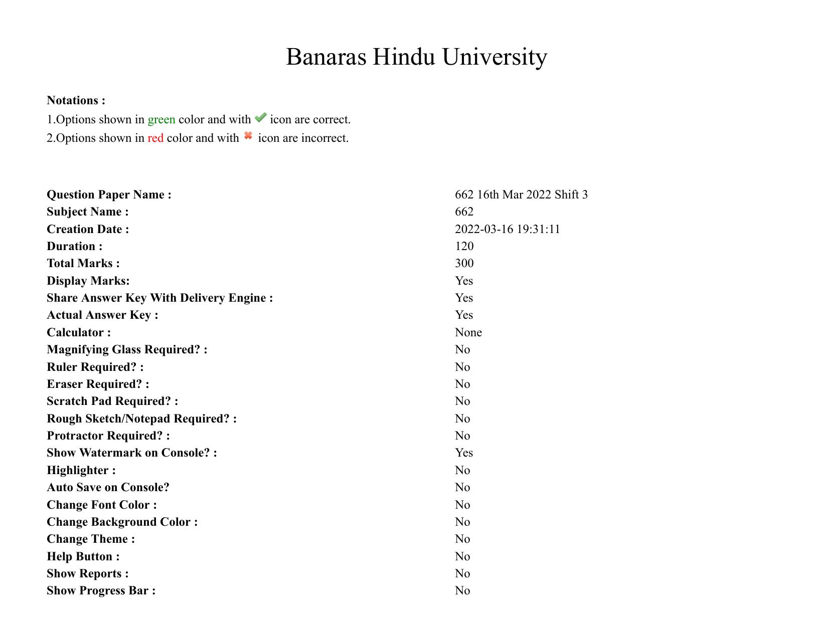 BHU RET Surgical Oncology 2021 Question Paper - Page 1