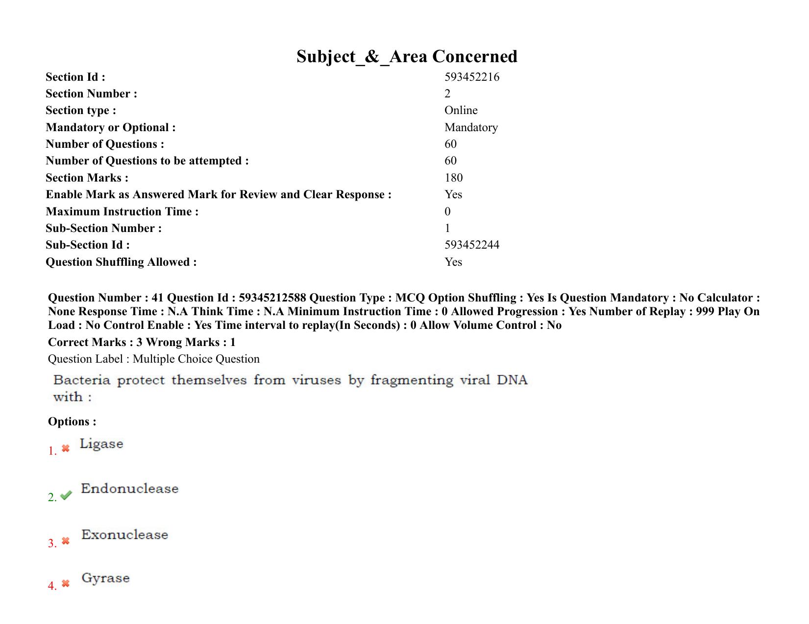 BHU RET Surgical Oncology 2021 Question Paper - Page 36
