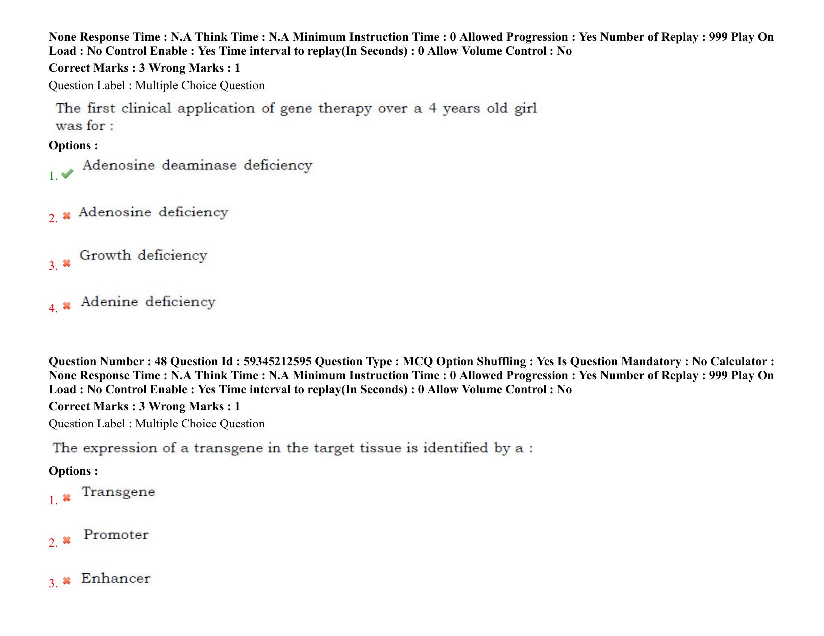 BHU RET Surgical Oncology 2021 Question Paper - Page 40