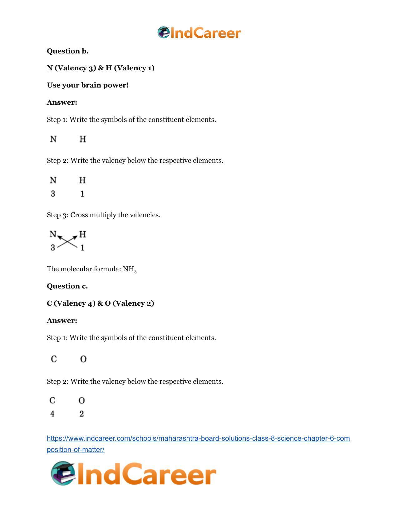 Maharashtra Board Solutions Class 8-Science: Chapter 6- Composition of Matter - Page 14