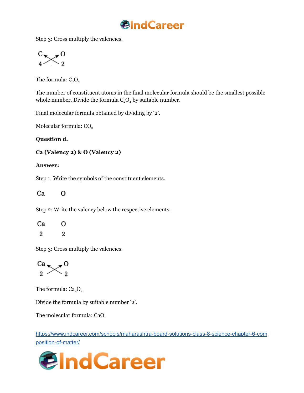 Maharashtra Board Solutions Class 8-Science: Chapter 6- Composition of Matter - Page 15