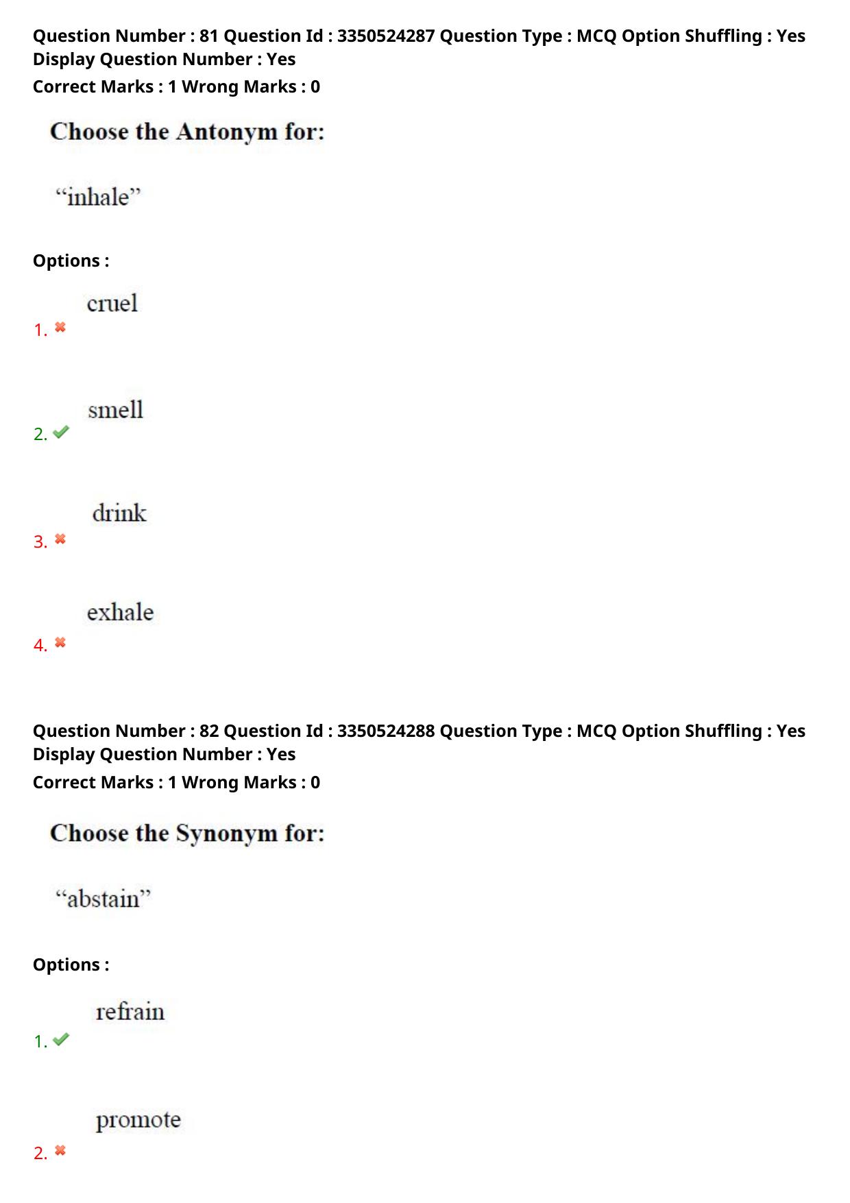 AP ICET 2025 - Shift 2 Question Paper With Preliminary Keys - Page 68