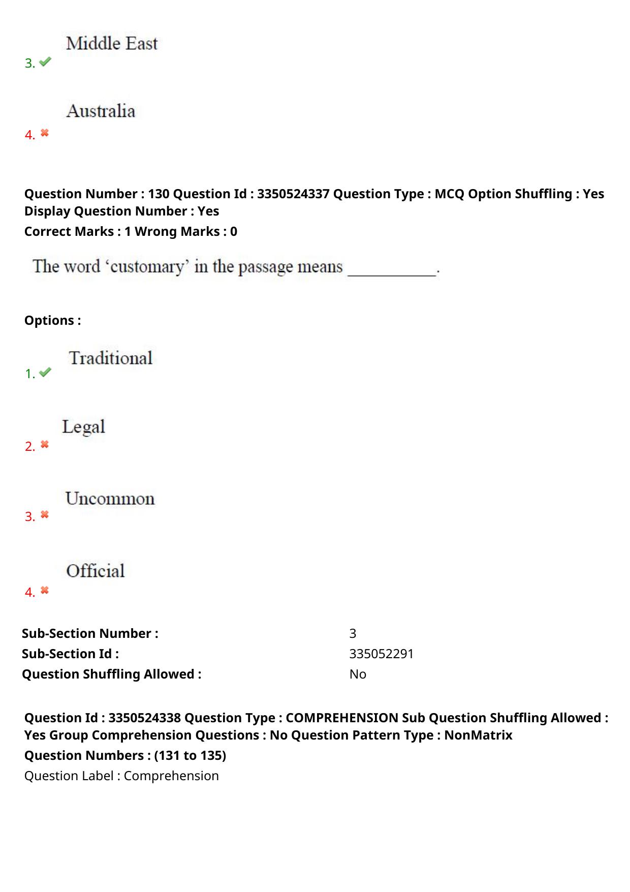 AP ICET 2025 - Shift 2 Question Paper With Preliminary Keys - Page 97