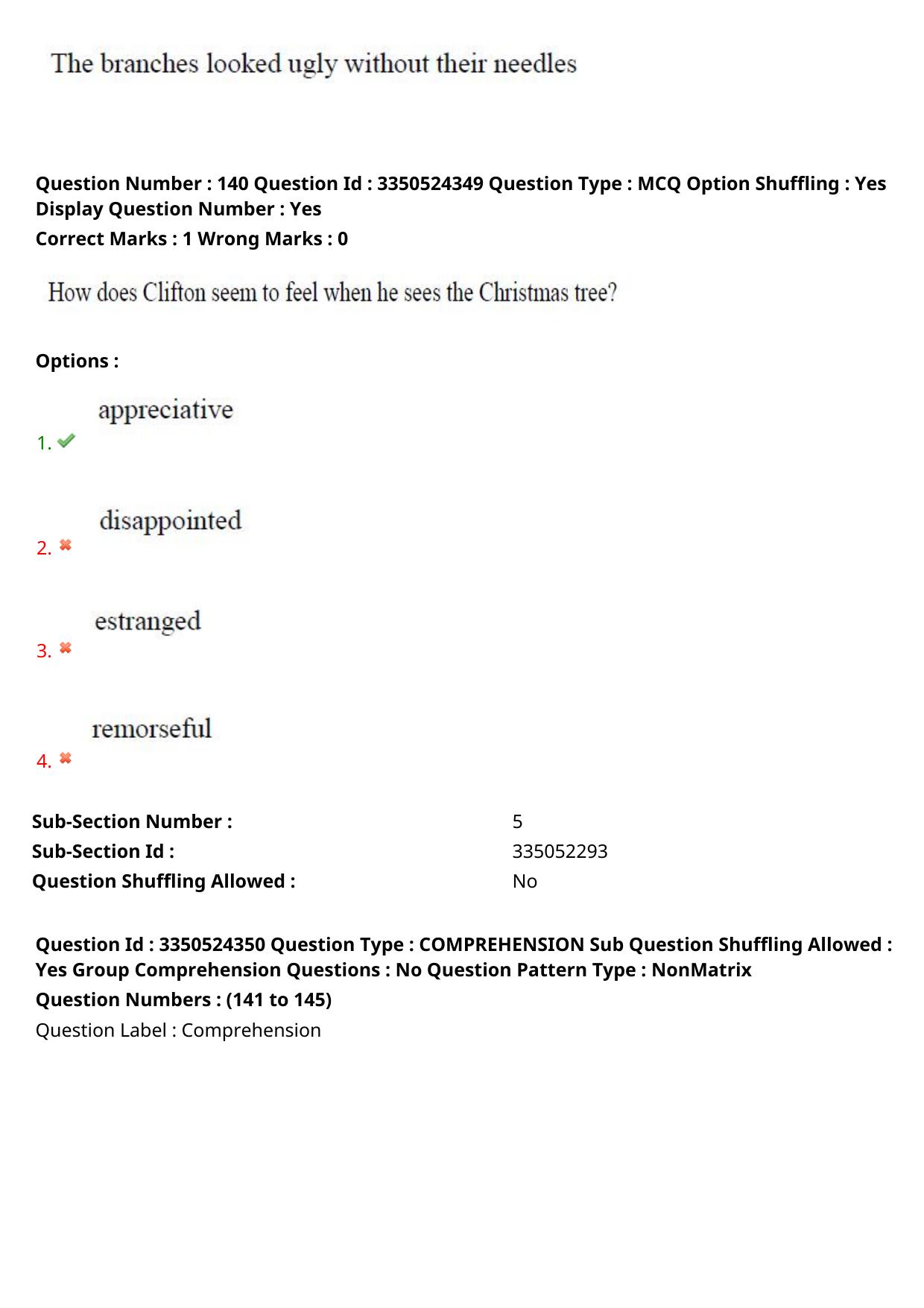 AP ICET 2025 - Shift 2 Question Paper With Preliminary Keys - Page 105