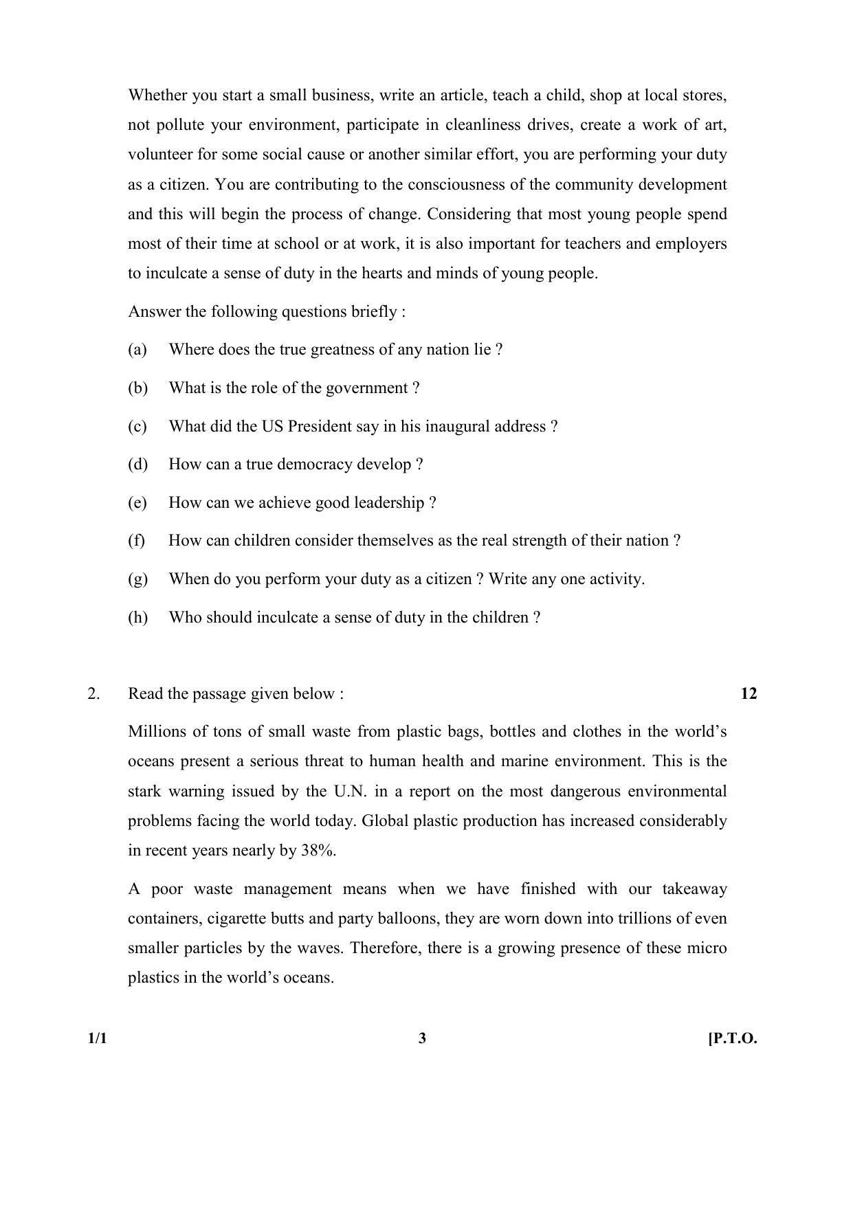 CBSE Class 10 1-1 (English) 2017-comptt Question Paper - Page 3