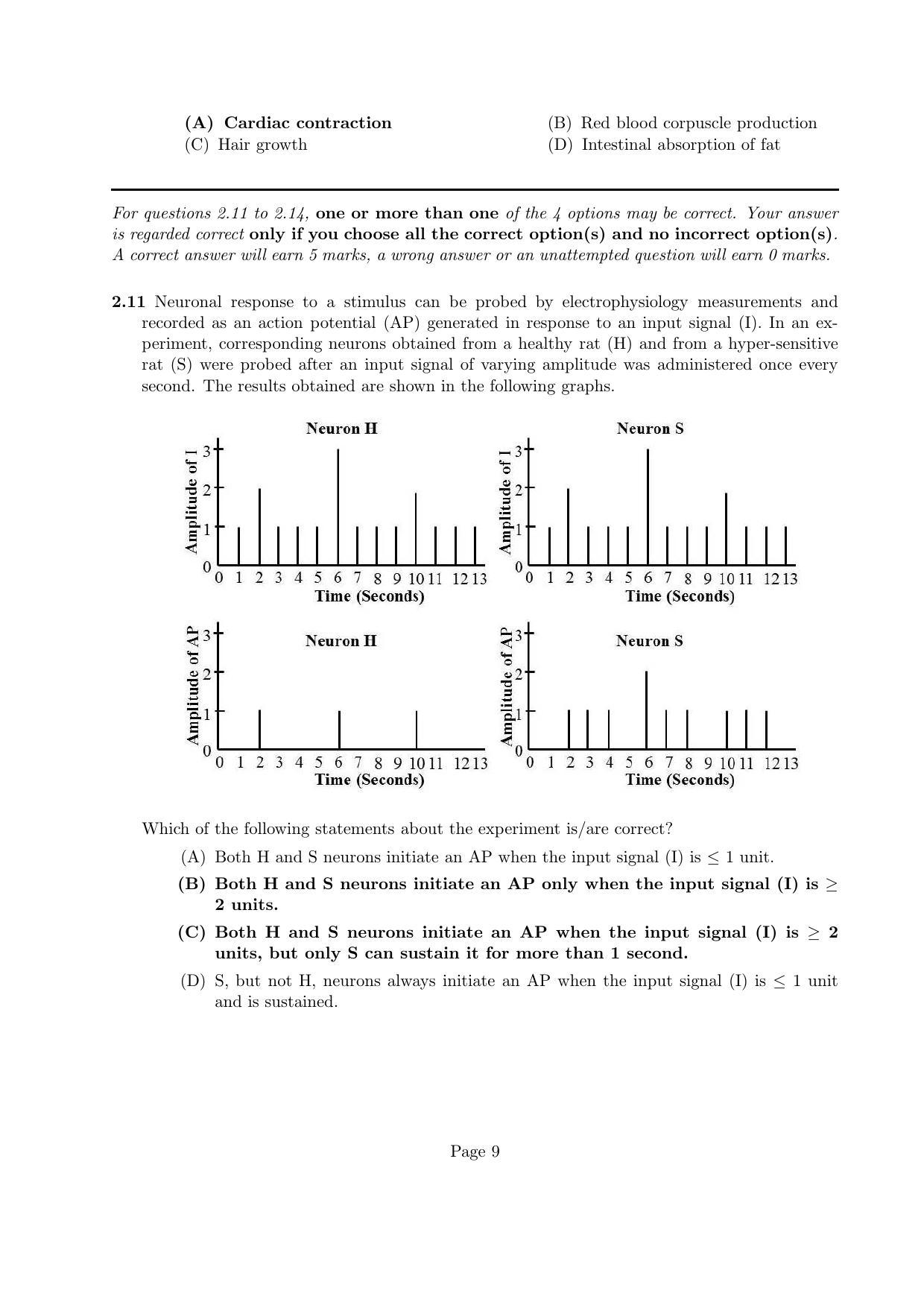 LPU NEST Question Papers 2014 SET A - Page 9
