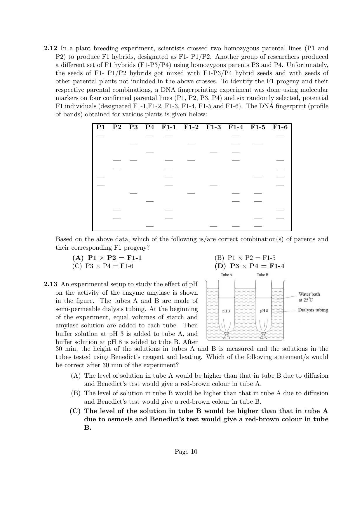 LPU NEST Question Papers 2014 SET A - Page 10
