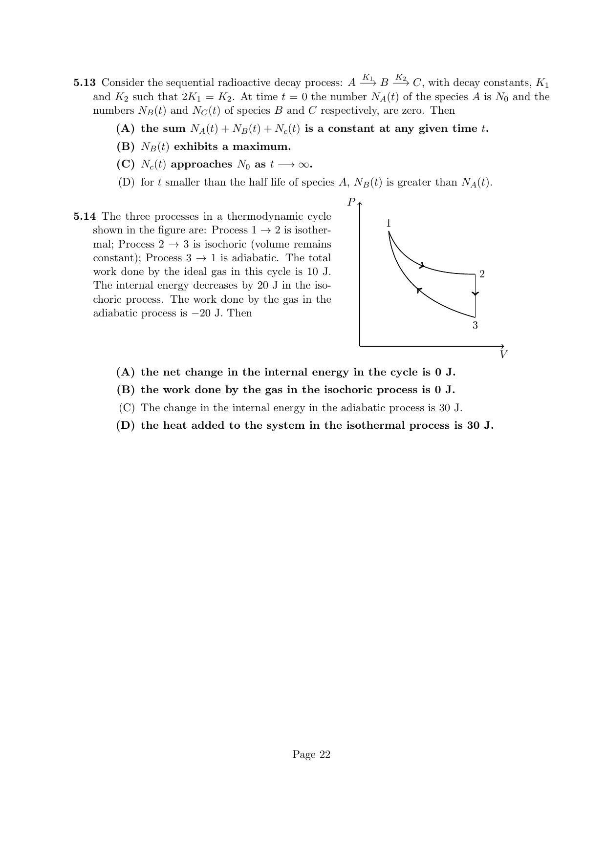 LPU NEST Question Papers 2014 SET A - Page 22