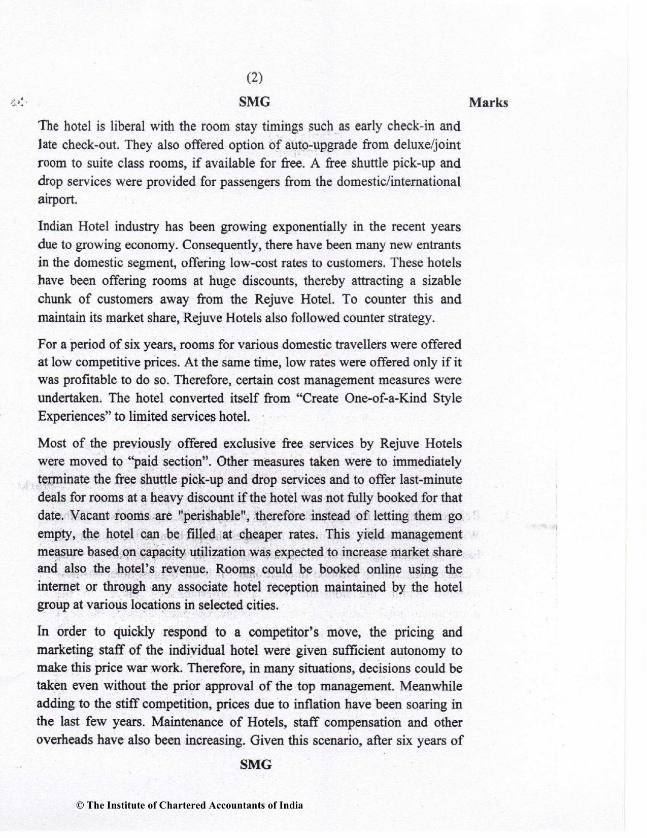 CA Final Nov 2022 Question Paper - Paper 5 – Strategic Cost Management and Performance Evaluation - Page 2